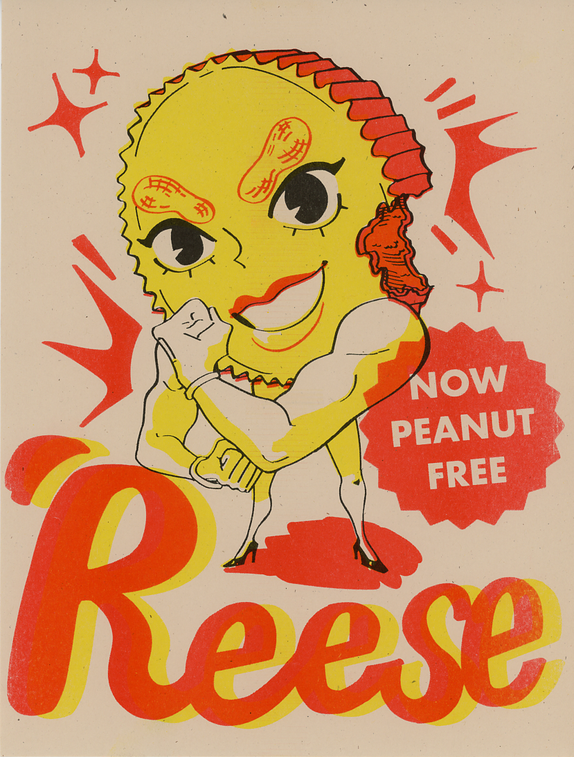Reese, 3 layers. 21.6x28cm, 8.5x11"