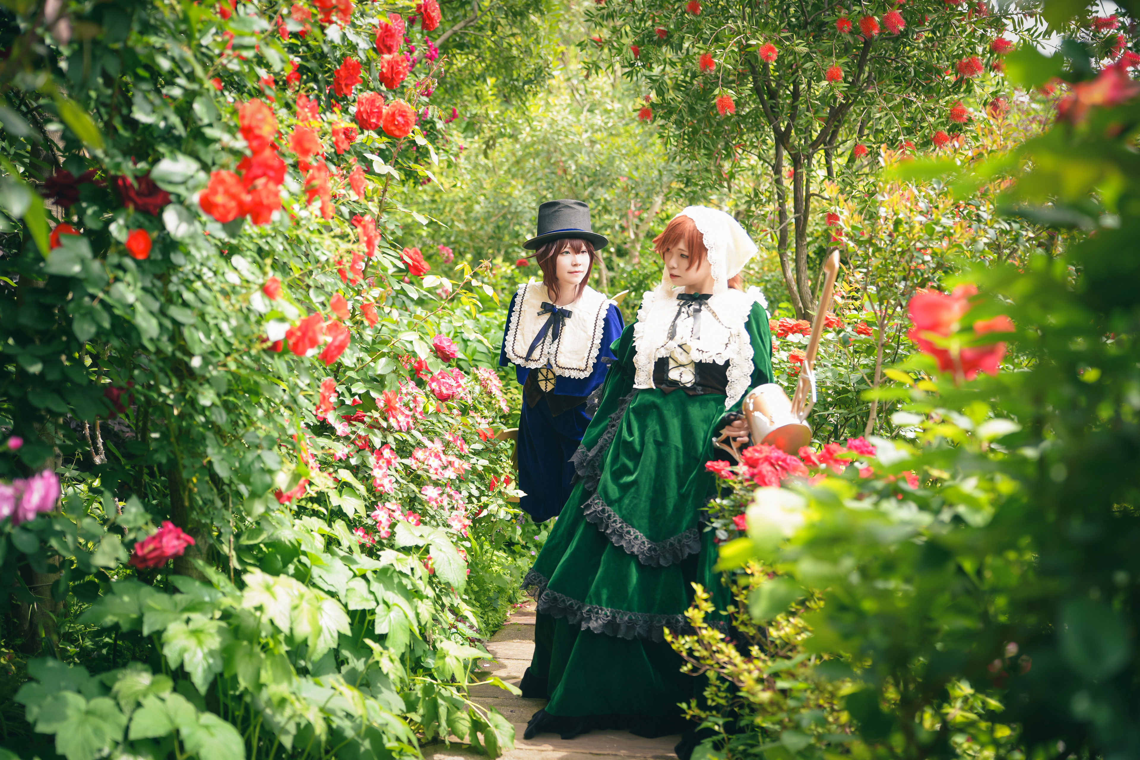 蒼星石:ルーイ / 翠星石:きょーさん / Photo:じんグウジさん