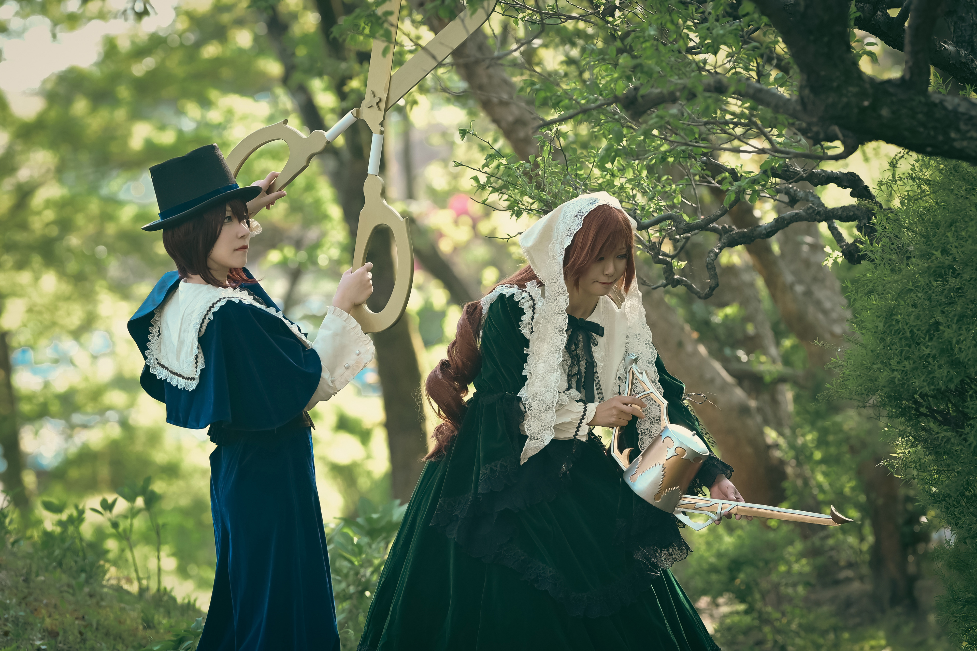 蒼星石:ルーイ / 翠星石:きょーさん / Photo:じんグウジさん