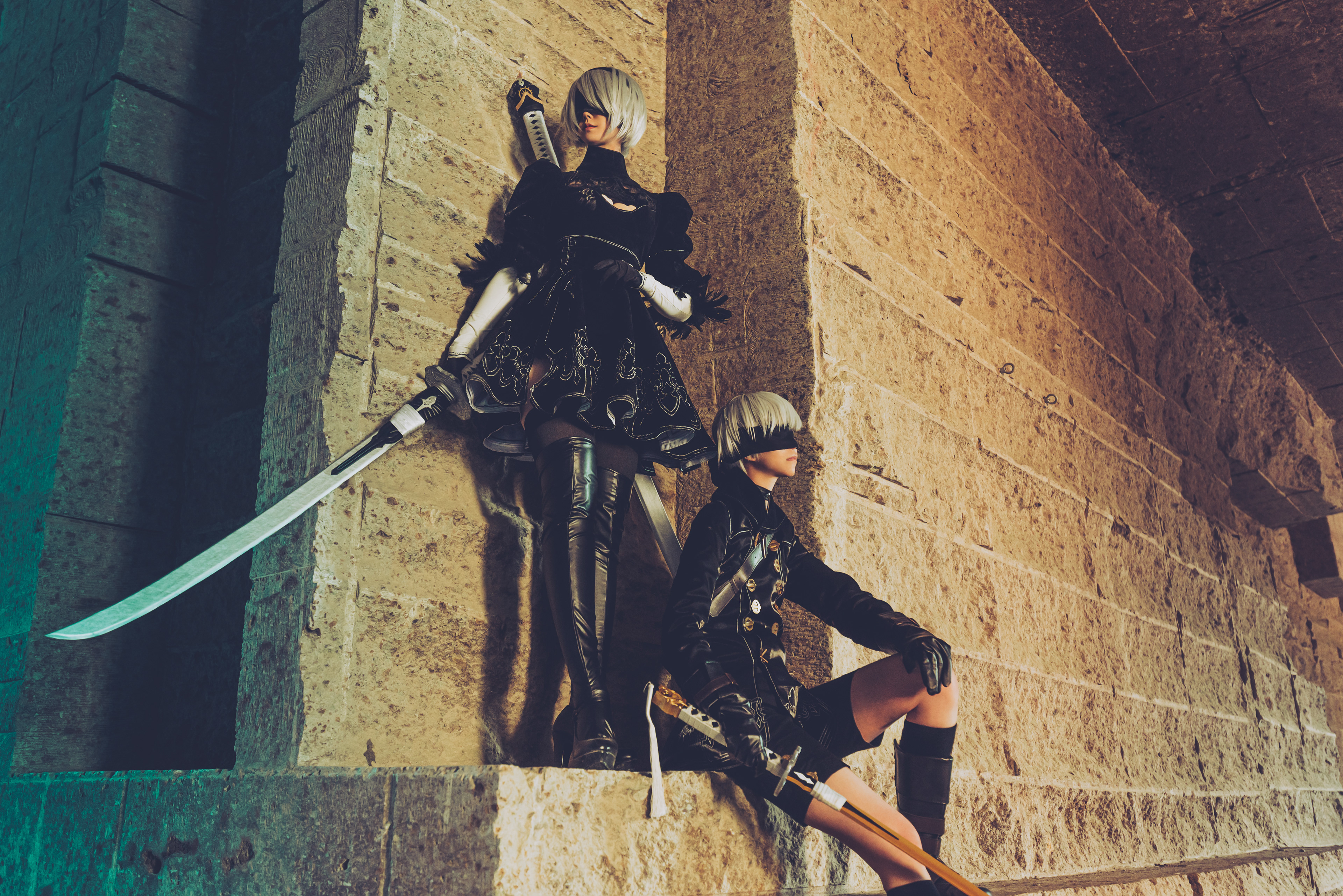 9S:ルーイ / 2B:明井さん / Photo:Any Goldmanさん