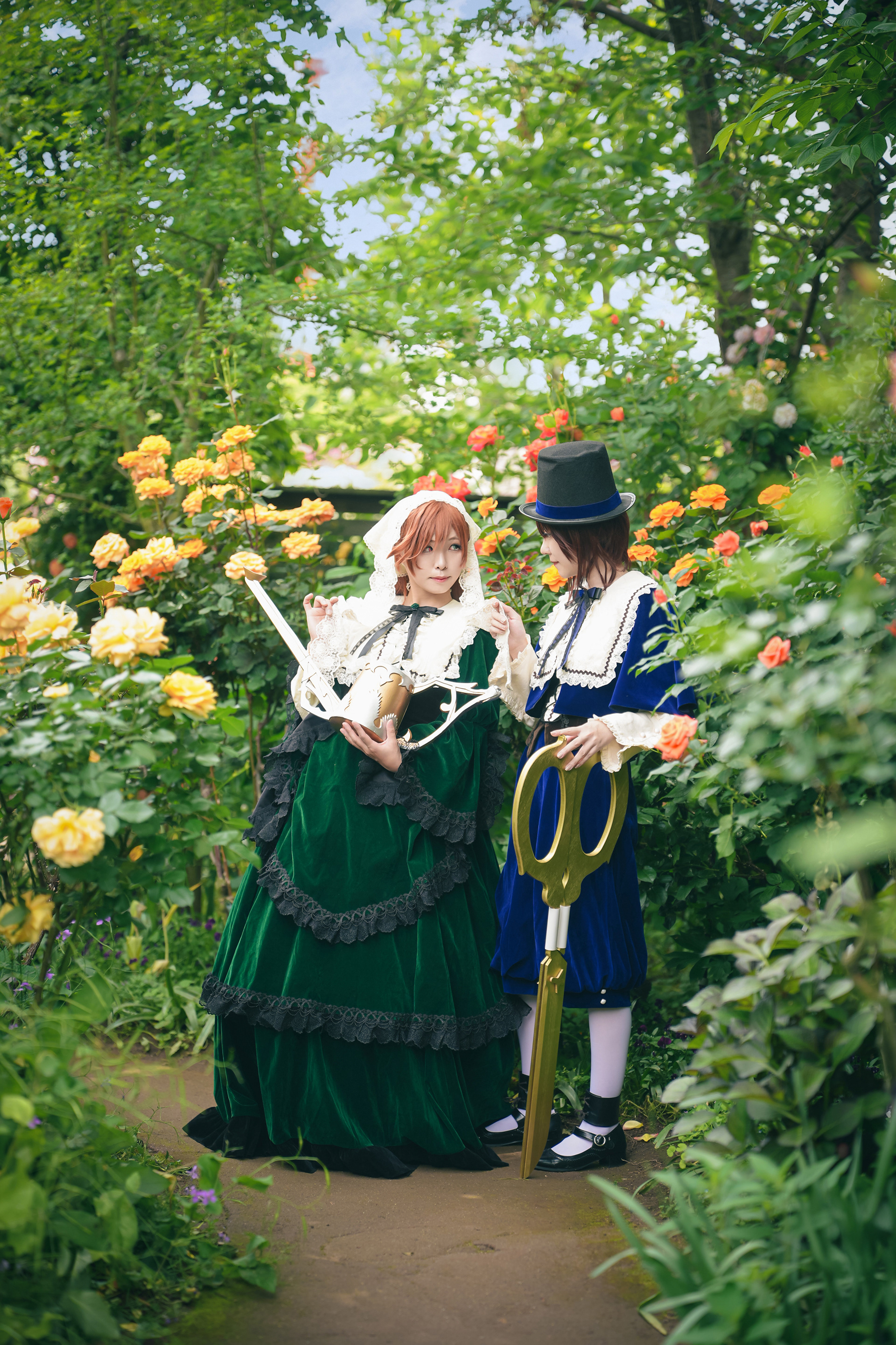 蒼星石:ルーイ / 翠星石:きょーさん / Photo:じんグウジさん