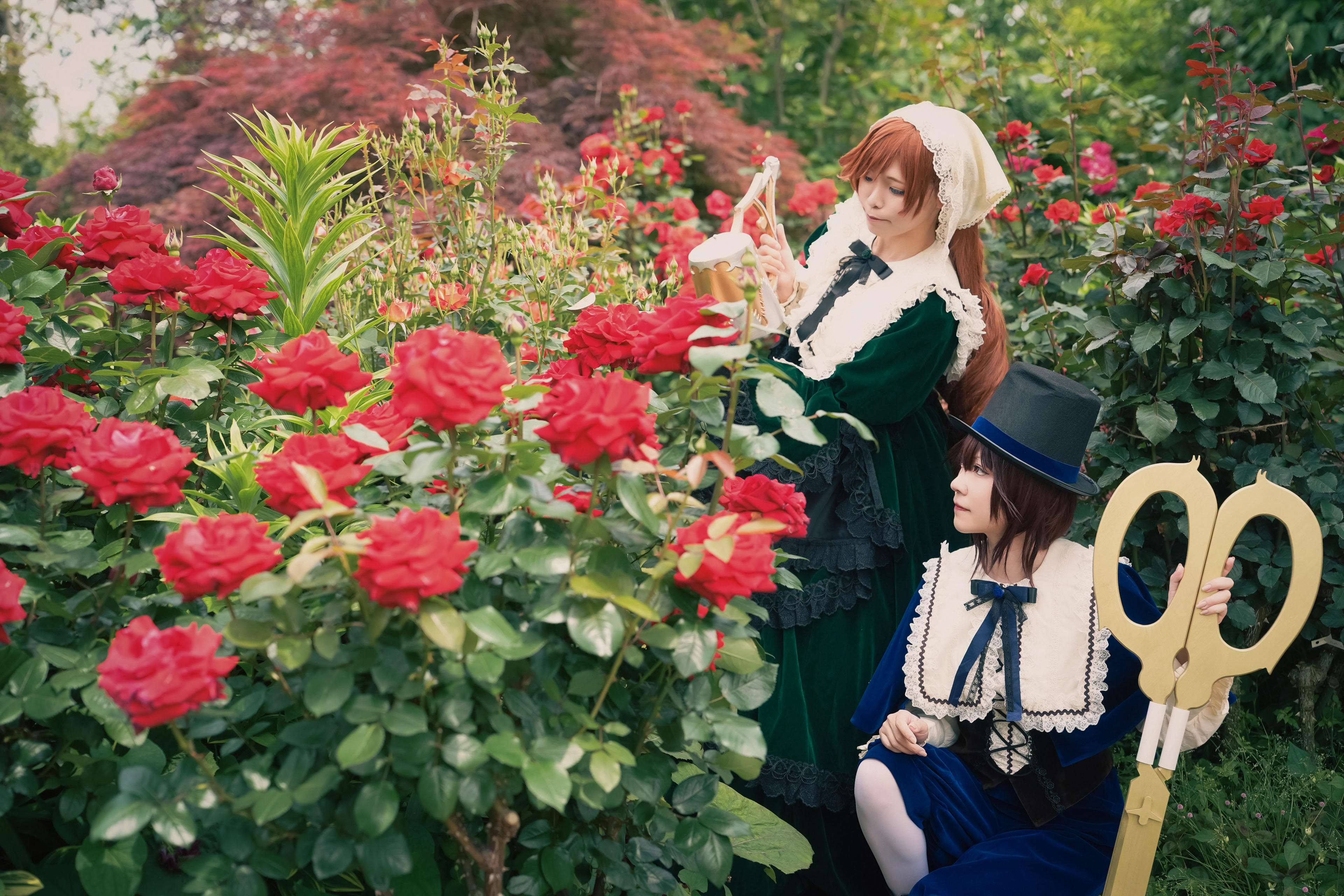 蒼星石:ルーイ / 翠星石:きょーさん / Photo:じんグウジさん