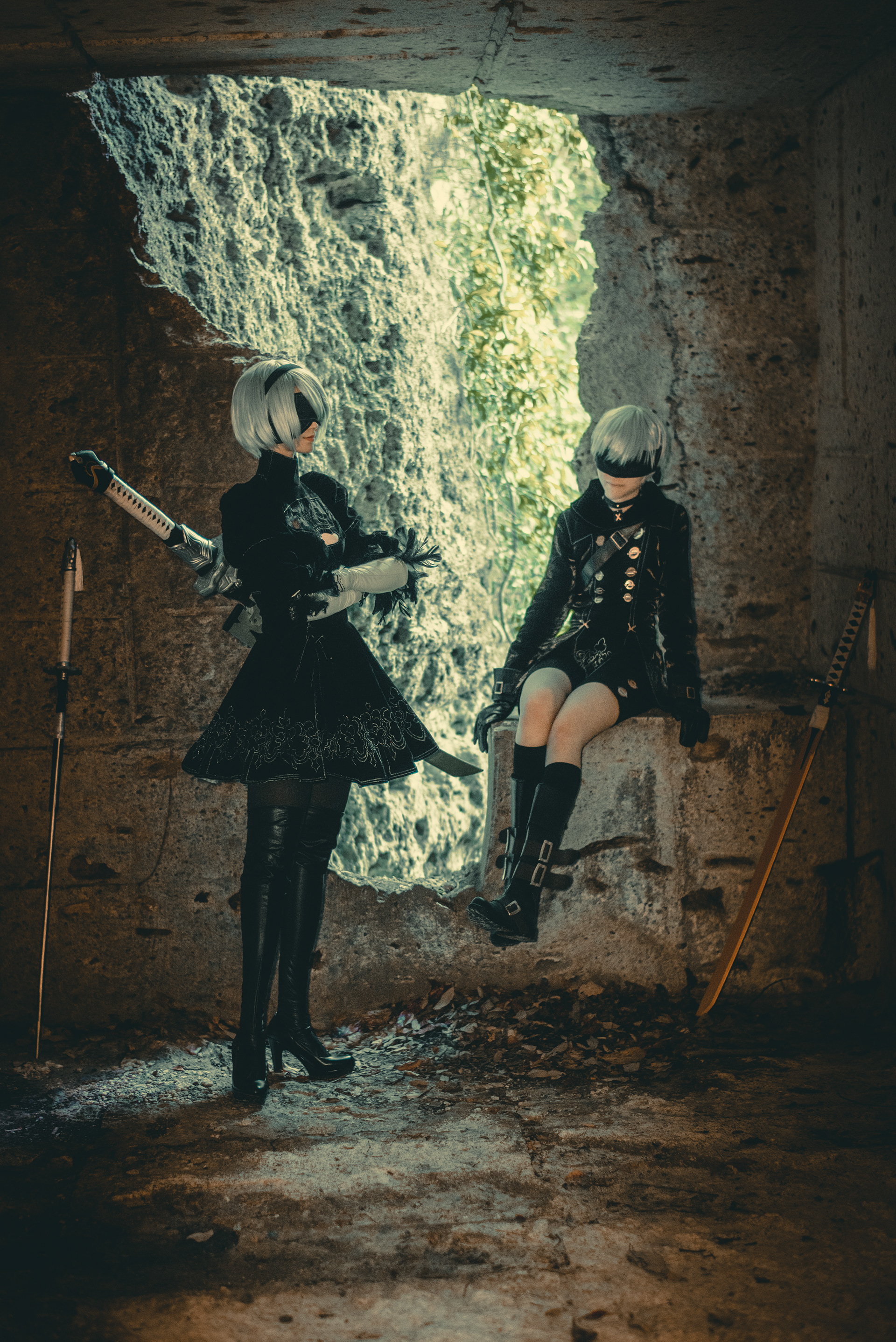 9S:ルーイ / 2B:明井さん / Photo:Any Goldmanさん
