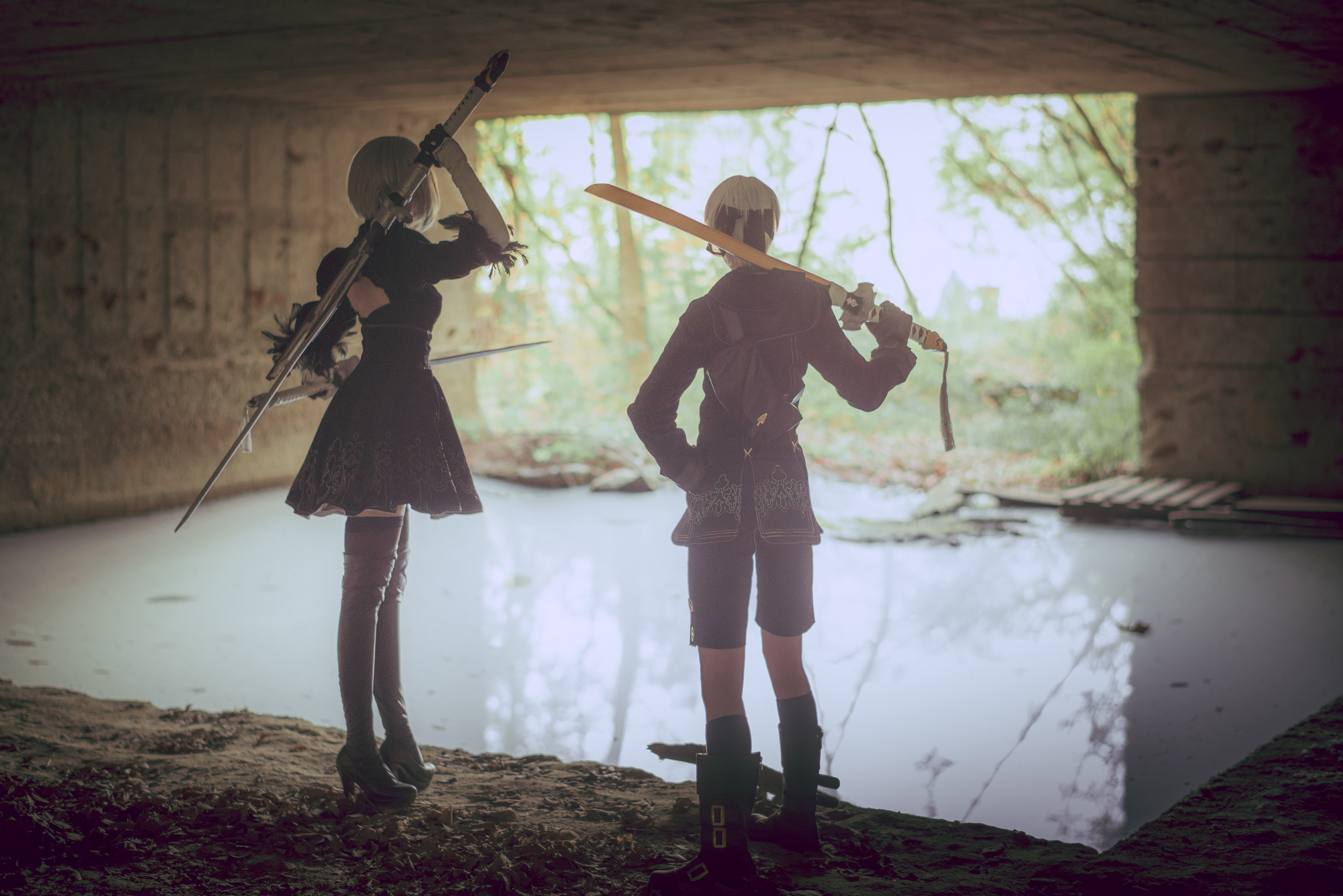 9S:ルーイ / 2B:明井さん / Photo:Any Goldmanさん