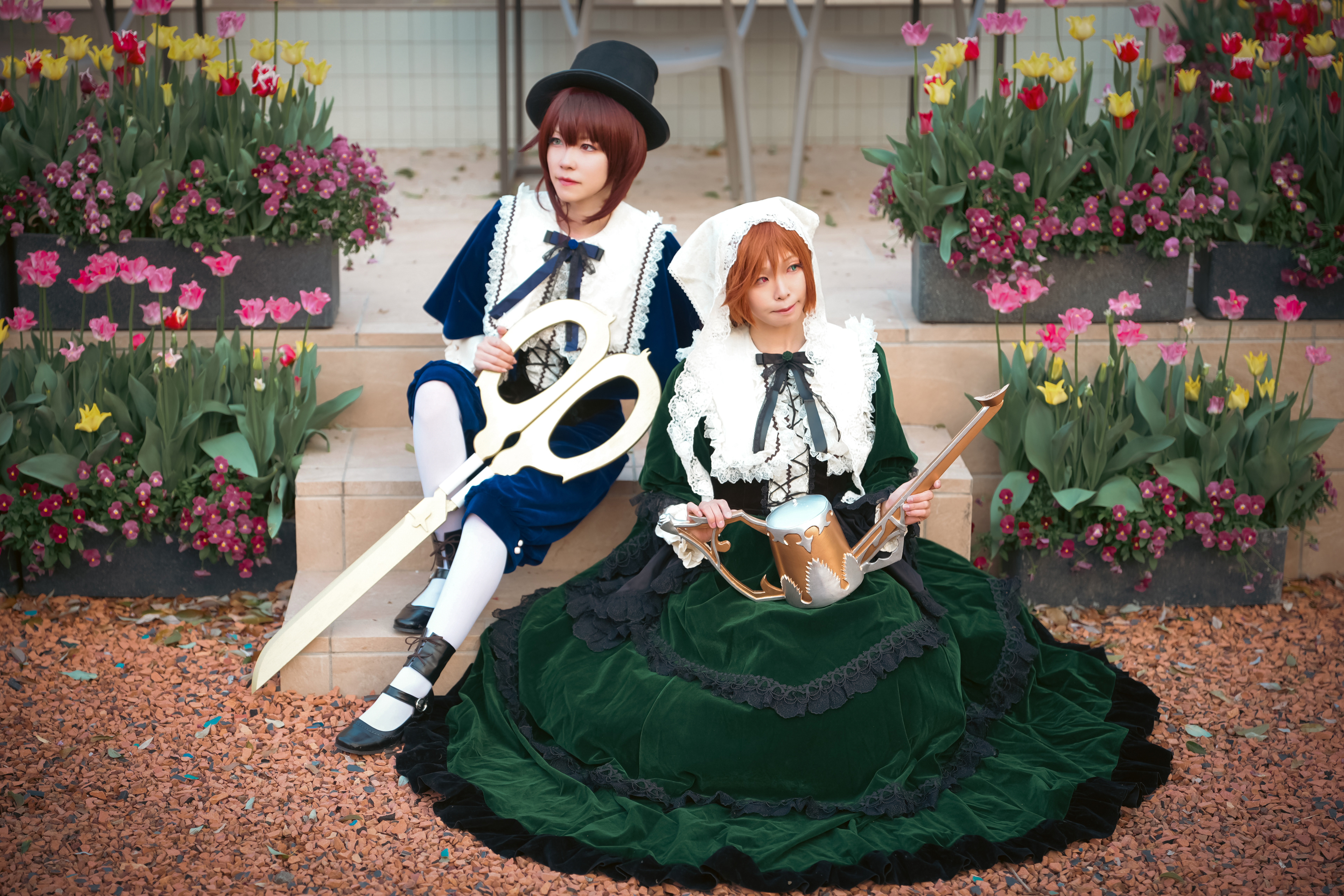 蒼星石:ルーイ / 翠星石:きょーさん / Photo:じんグウジさん