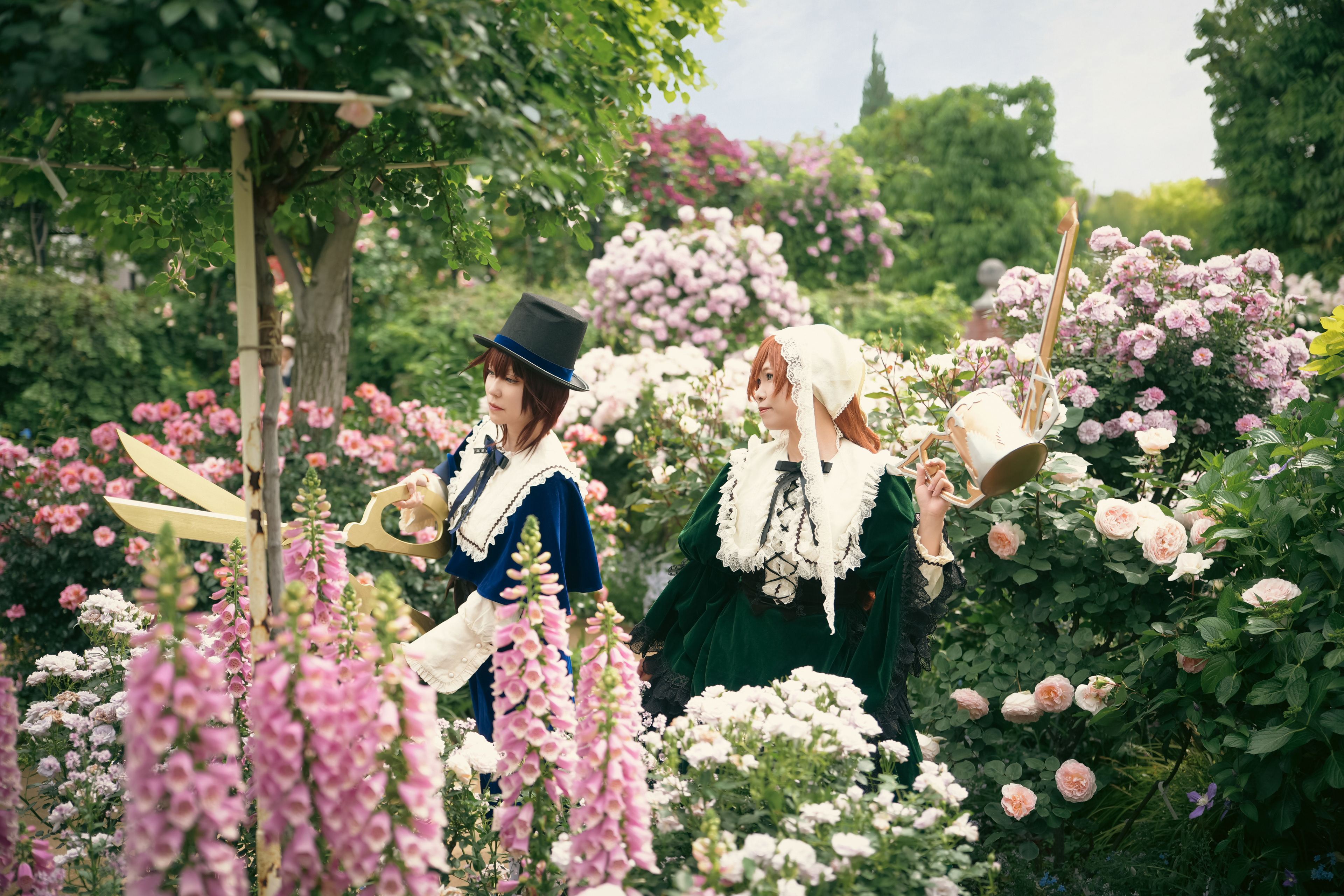 蒼星石:ルーイ / 翠星石:きょーさん / Photo:じんグウジさん