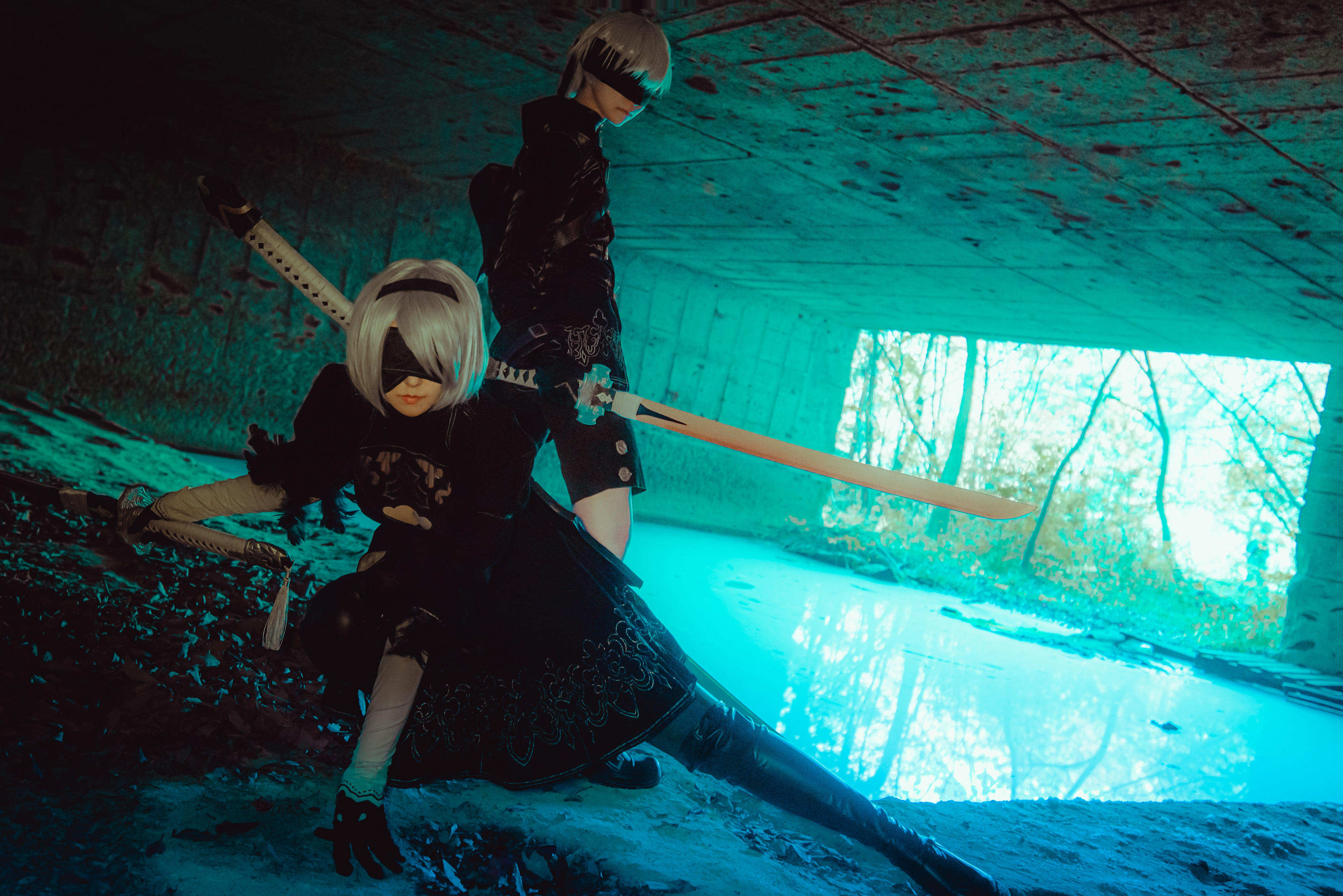 9S:ルーイ / 2B:明井さん / Photo:Any Goldmanさん