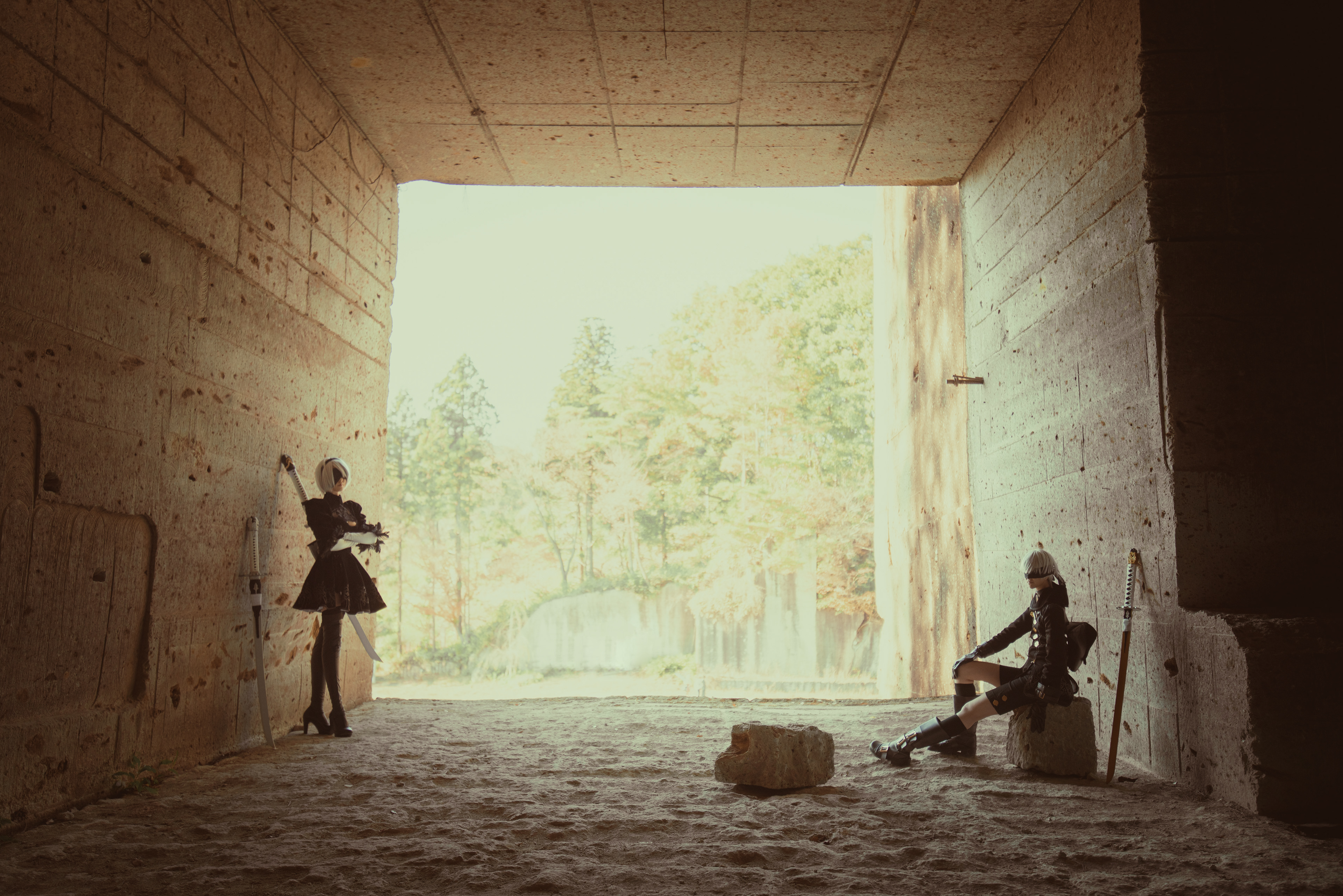 9S:ルーイ / 2B:明井さん / Photo:Any Goldmanさん