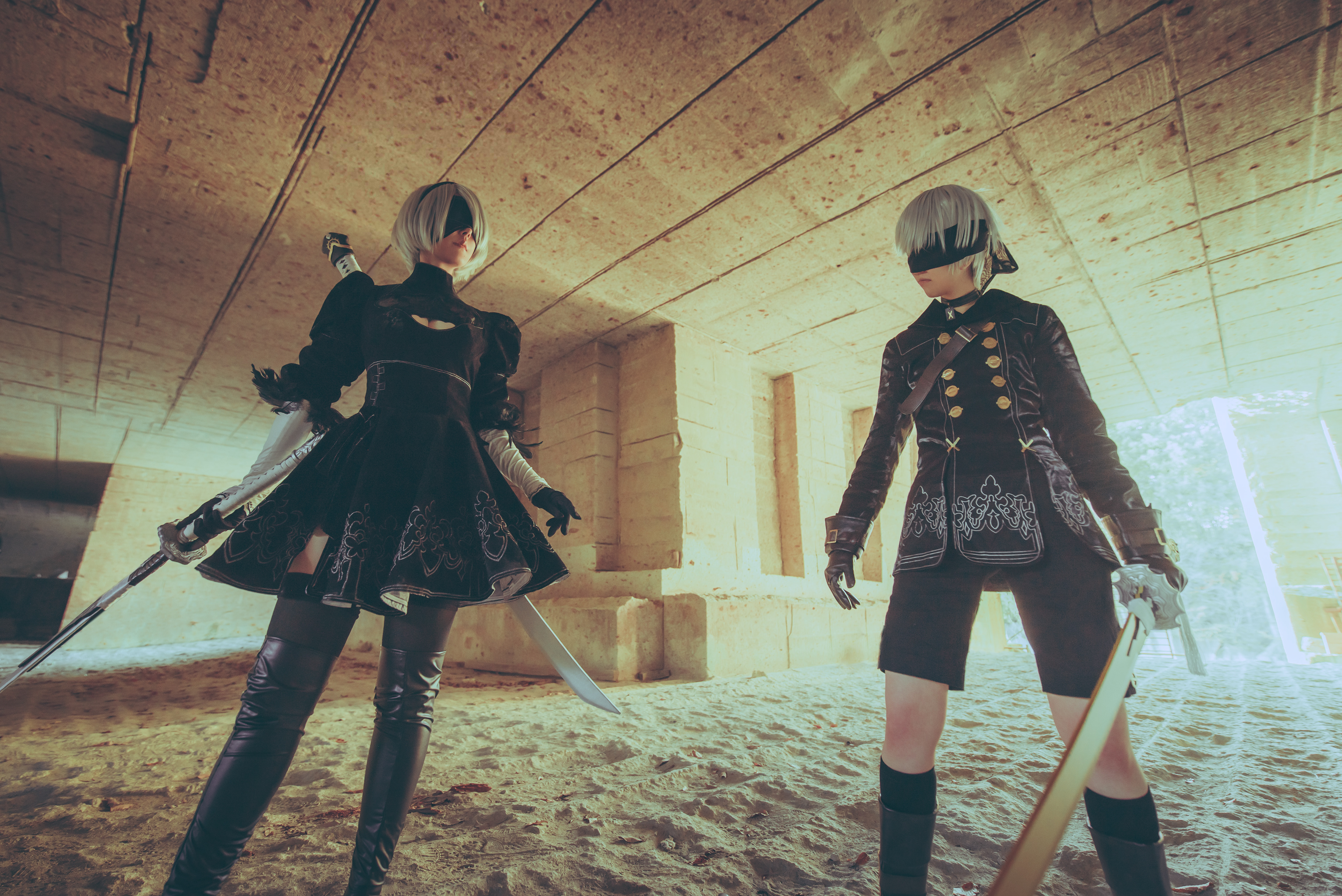 9S:ルーイ / 2B:明井さん / Photo:Any Goldmanさん