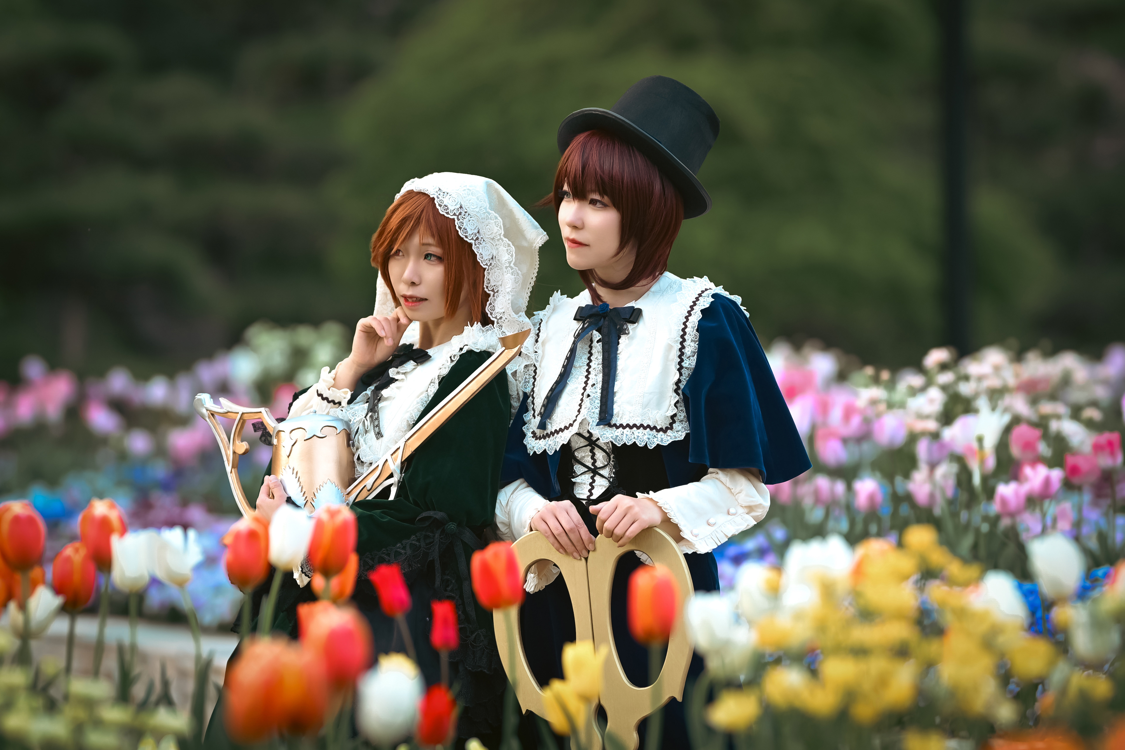 蒼星石:ルーイ / 翠星石:きょーさん / Photo:じんグウジさん
