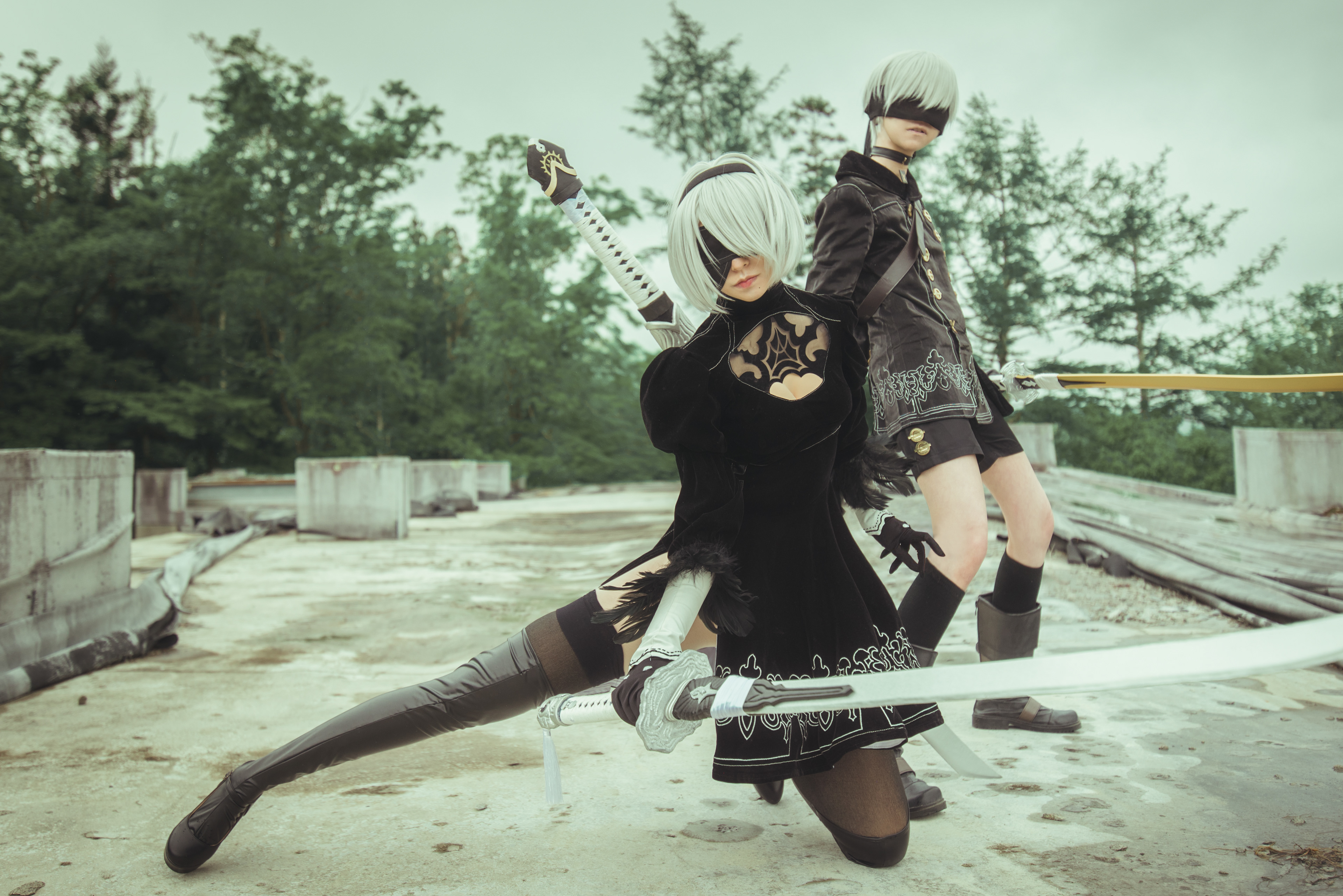 9S:ルーイ / 2B:明井さん / Photo:Any Goldmanさん