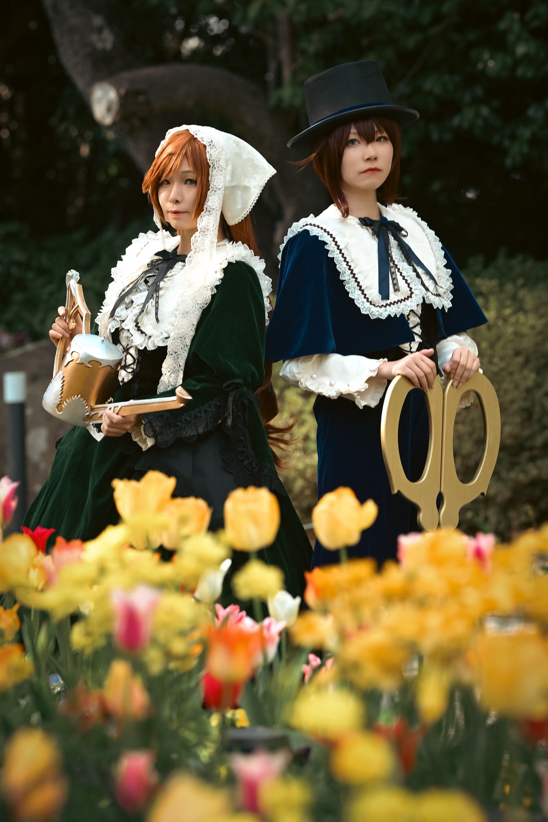 蒼星石:ルーイ / 翠星石:きょーさん / Photo:じんグウジさん