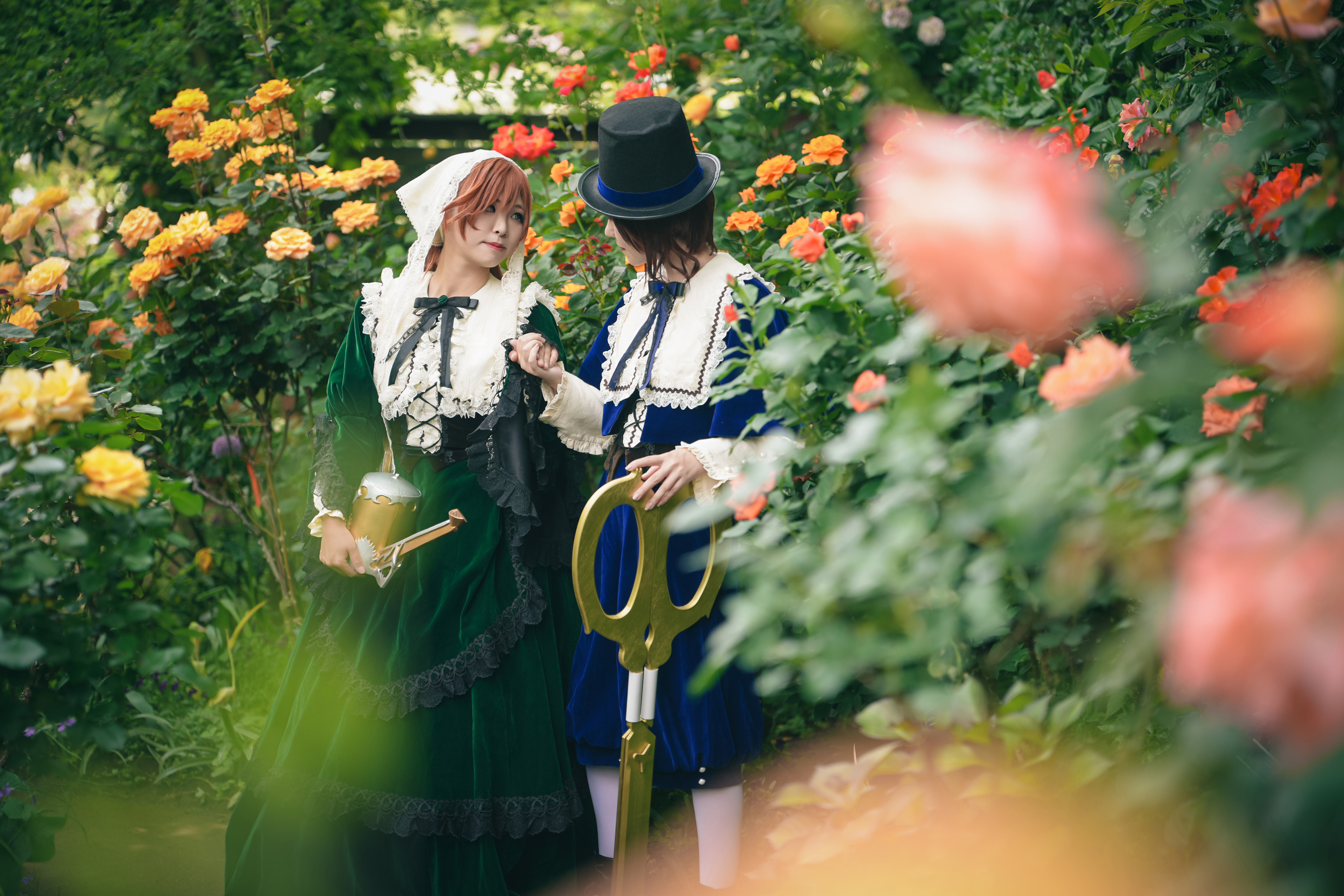 蒼星石:ルーイ / 翠星石:きょーさん / Photo:じんグウジさん
