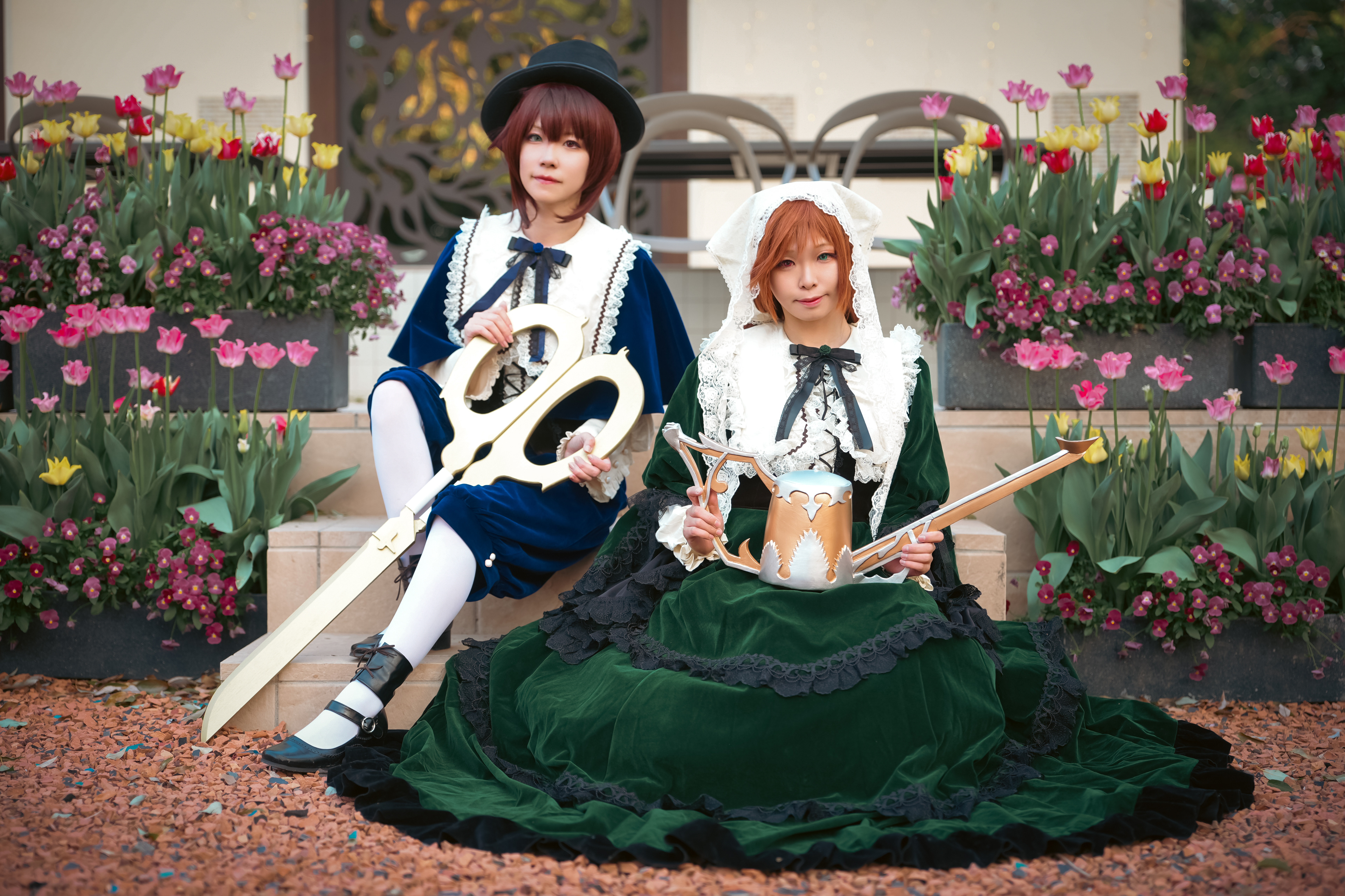 蒼星石:ルーイ / 翠星石:きょーさん / Photo:じんグウジさん