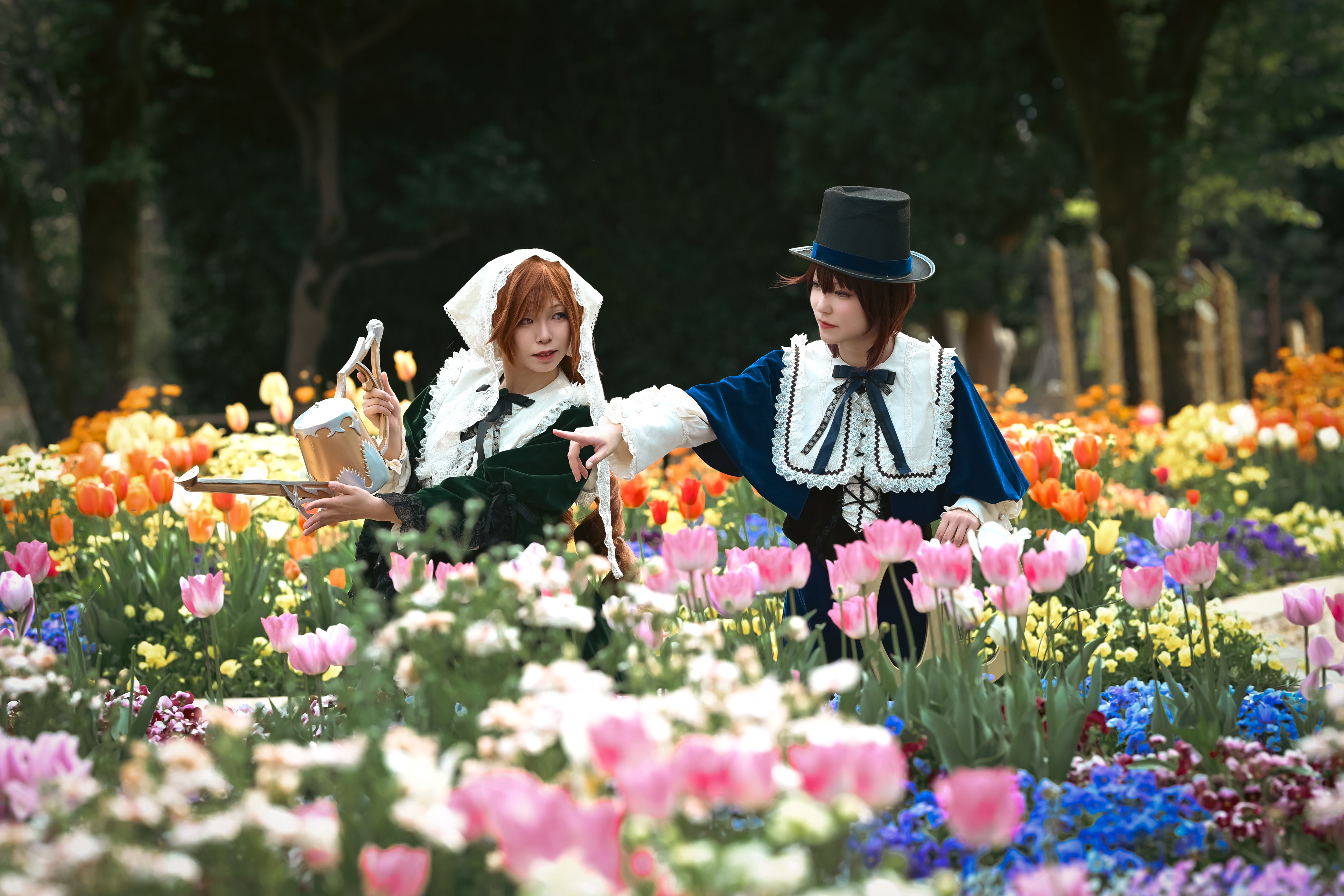 蒼星石:ルーイ / 翠星石:きょーさん / Photo:じんグウジさん