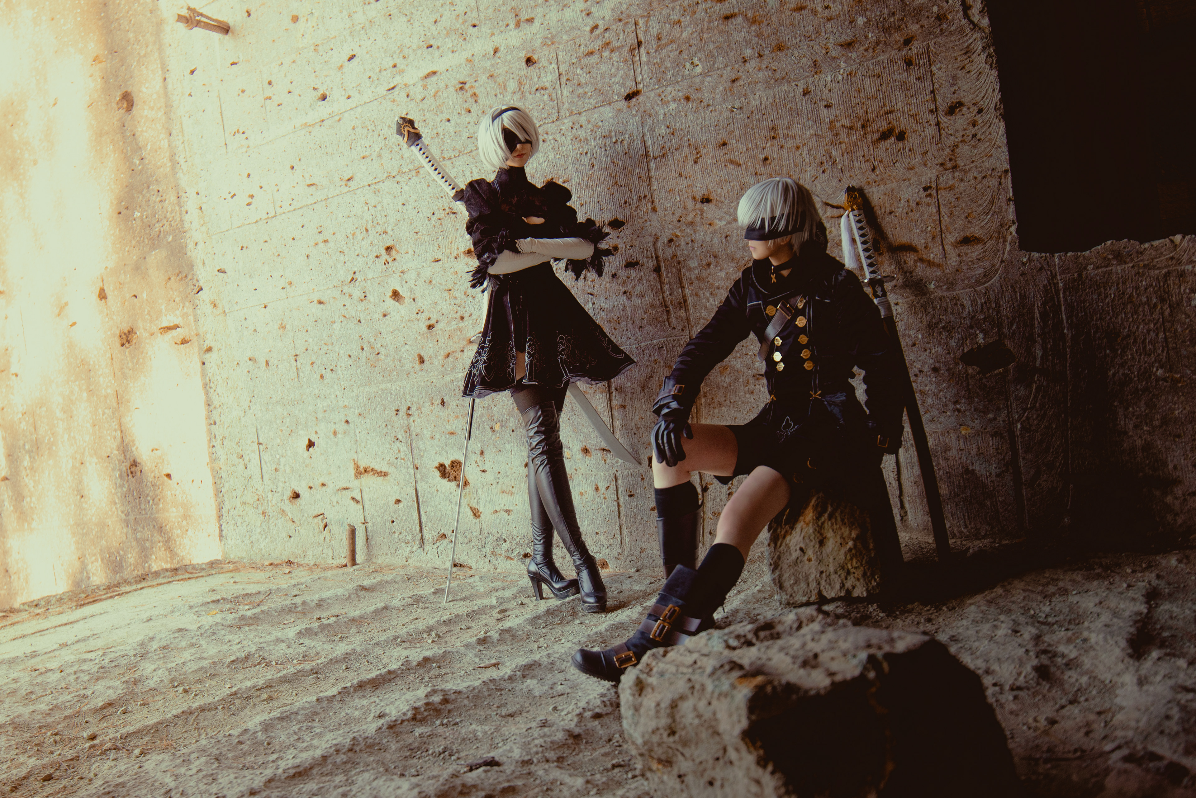 9S:ルーイ / 2B:明井さん / Photo:Any Goldmanさん