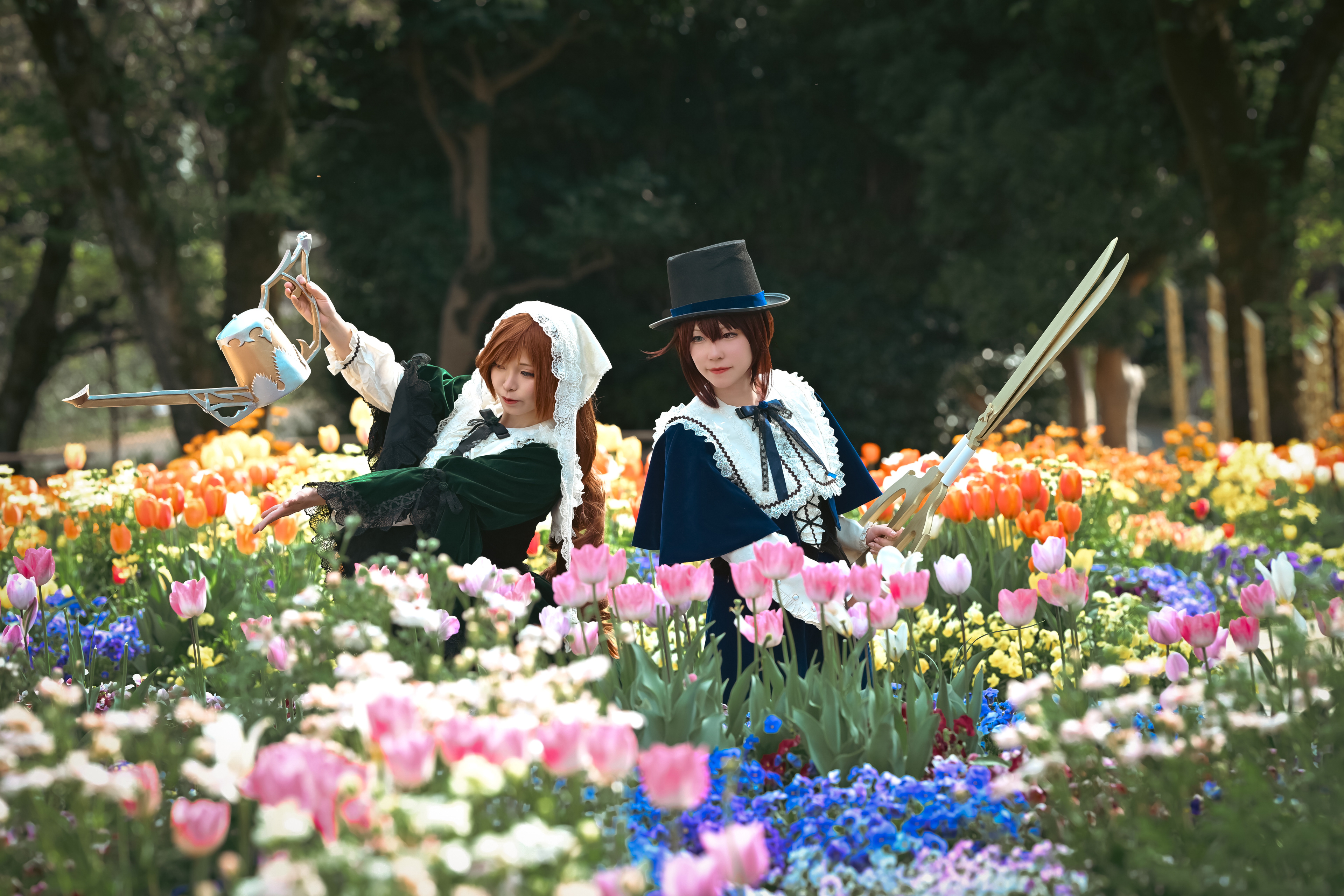 蒼星石:ルーイ / 翠星石:きょーさん / Photo:じんグウジさん