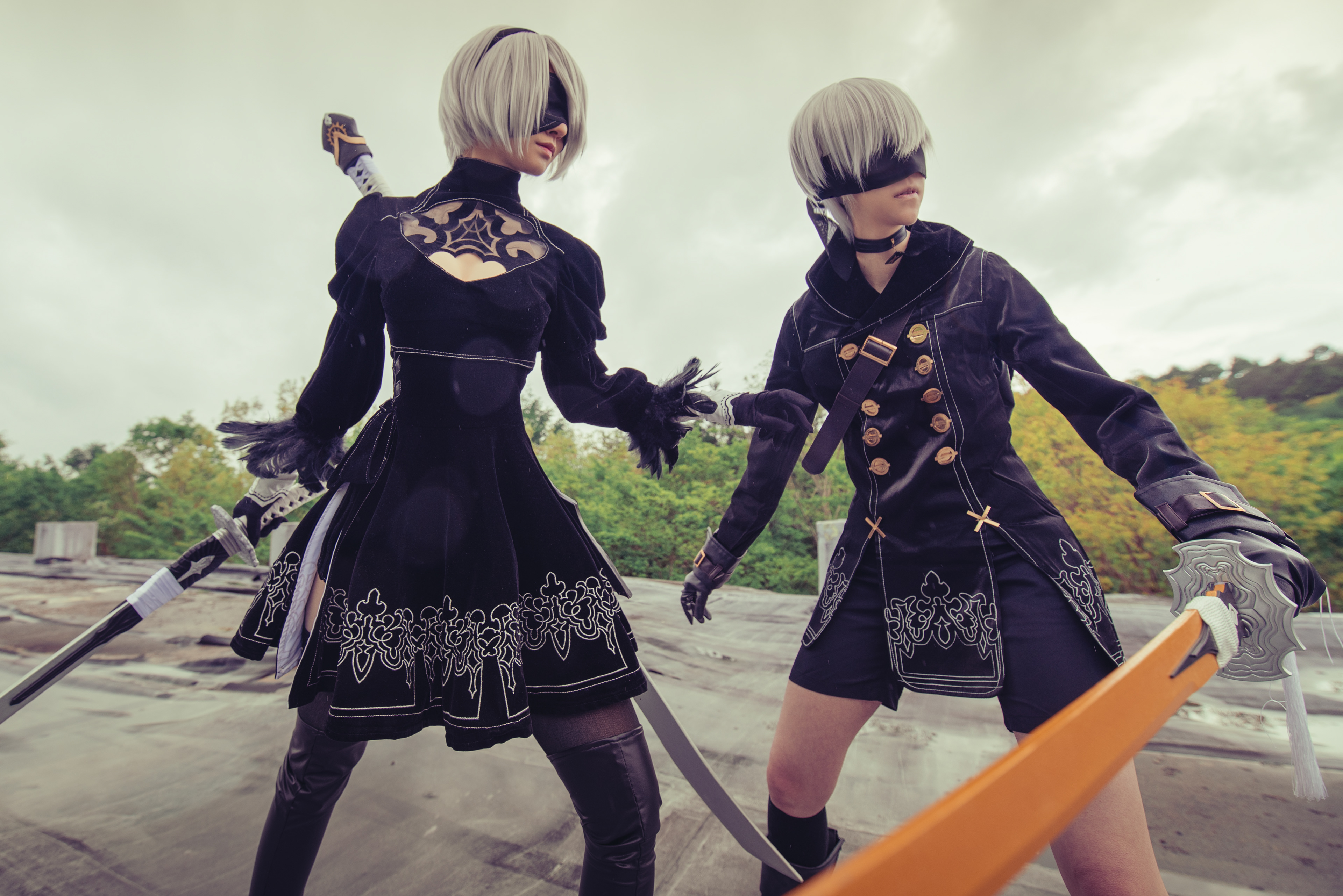 9S:ルーイ / 2B:明井さん / Photo:Any Goldmanさん