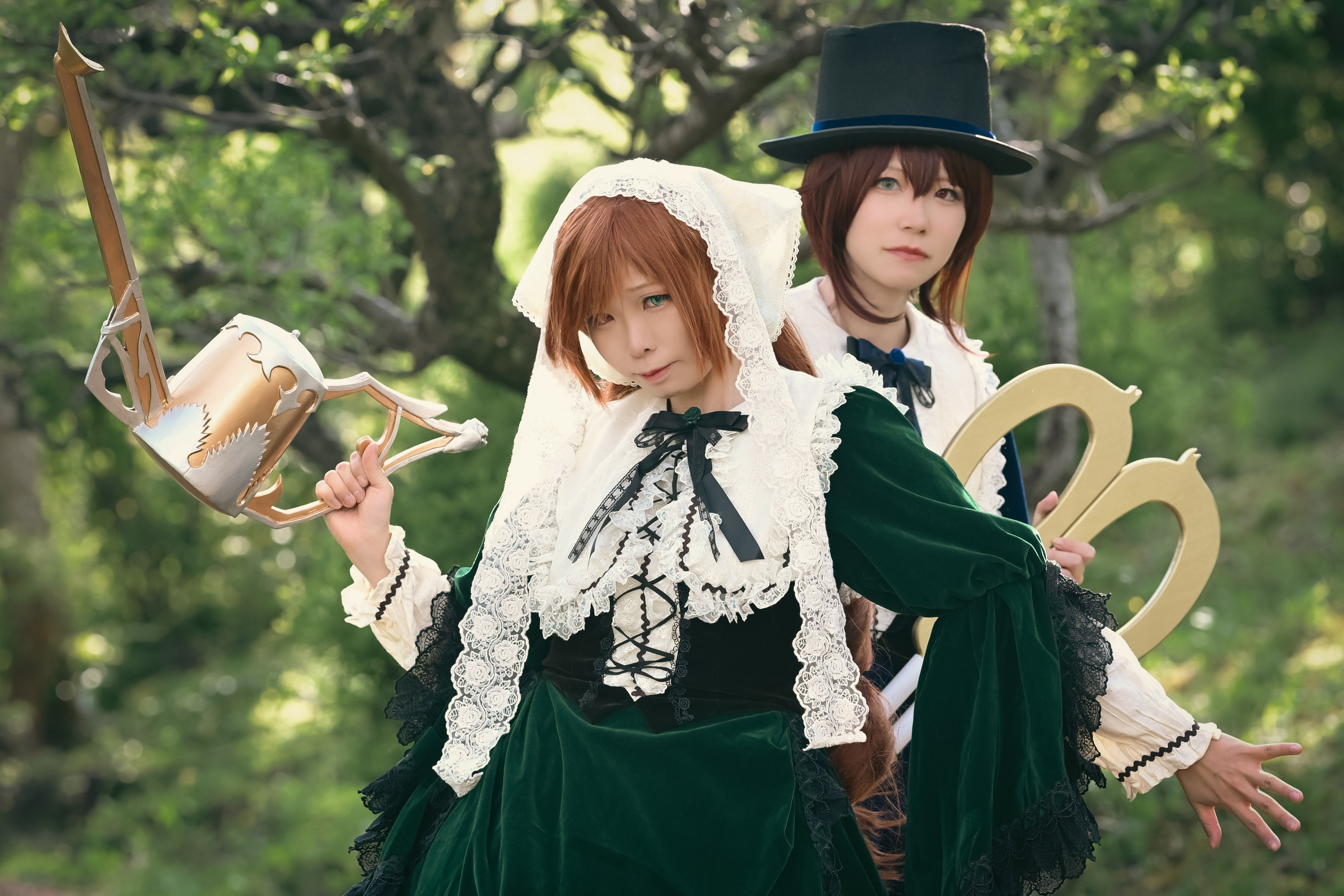 蒼星石:ルーイ / 翠星石:きょーさん / Photo:じんグウジさん