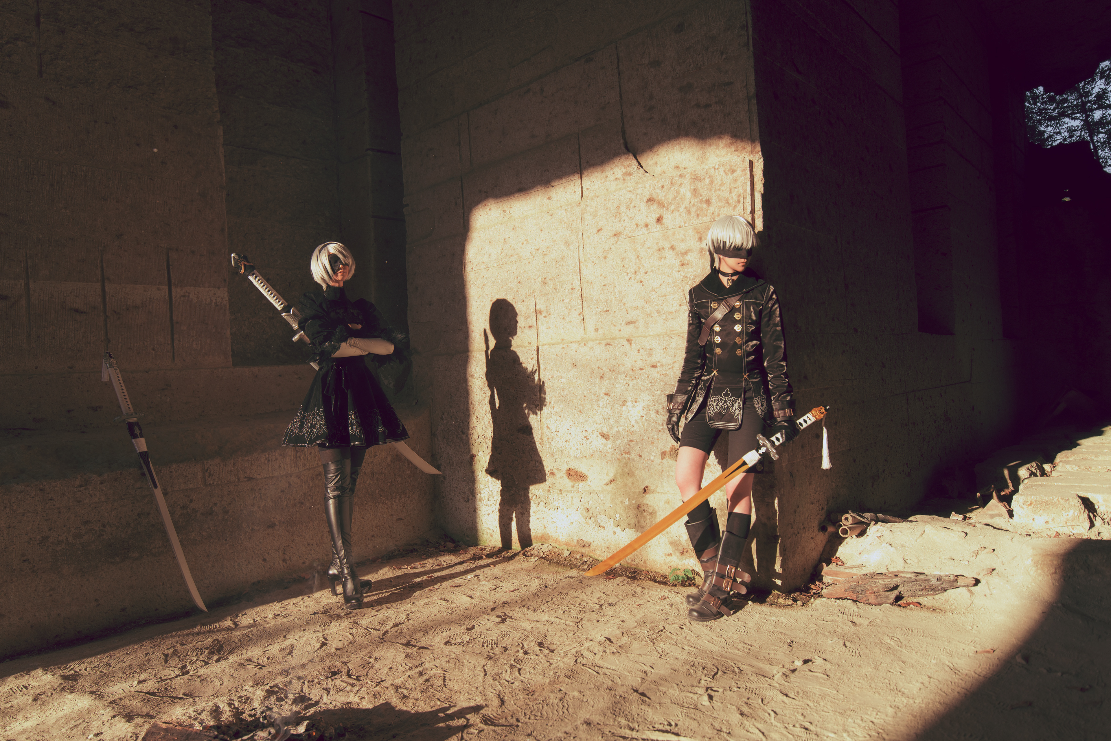 9S:ルーイ / 2B:明井さん / Photo:Any Goldmanさん