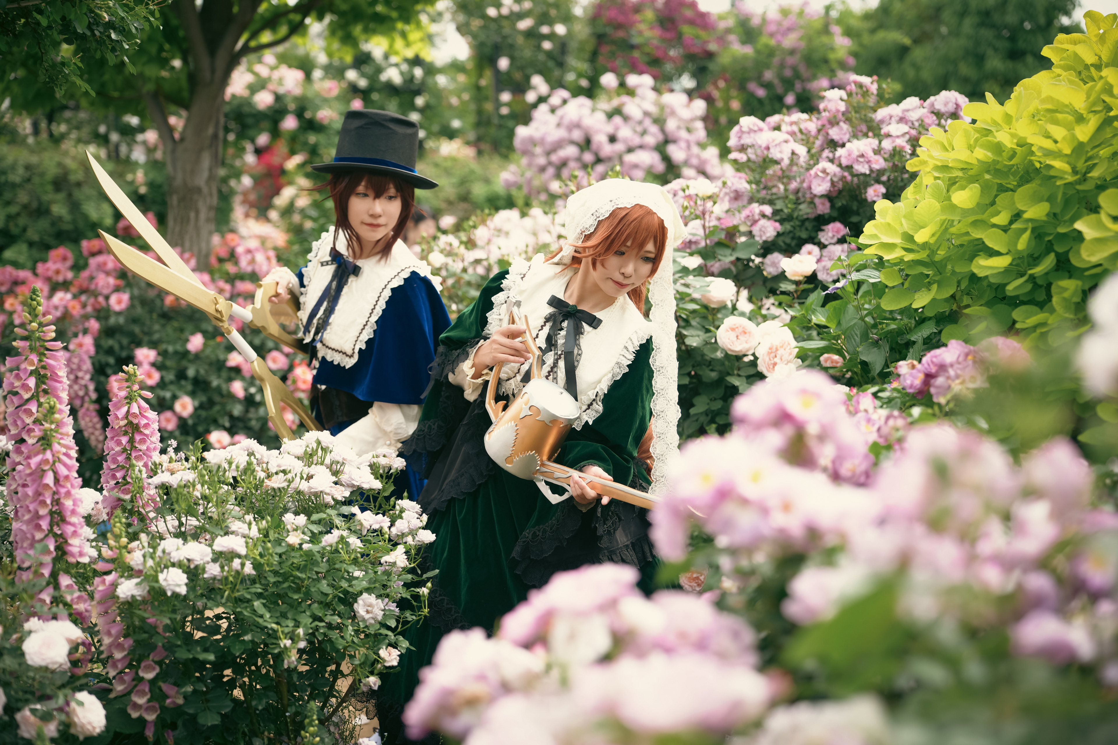 蒼星石:ルーイ / 翠星石:きょーさん / Photo:じんグウジさん