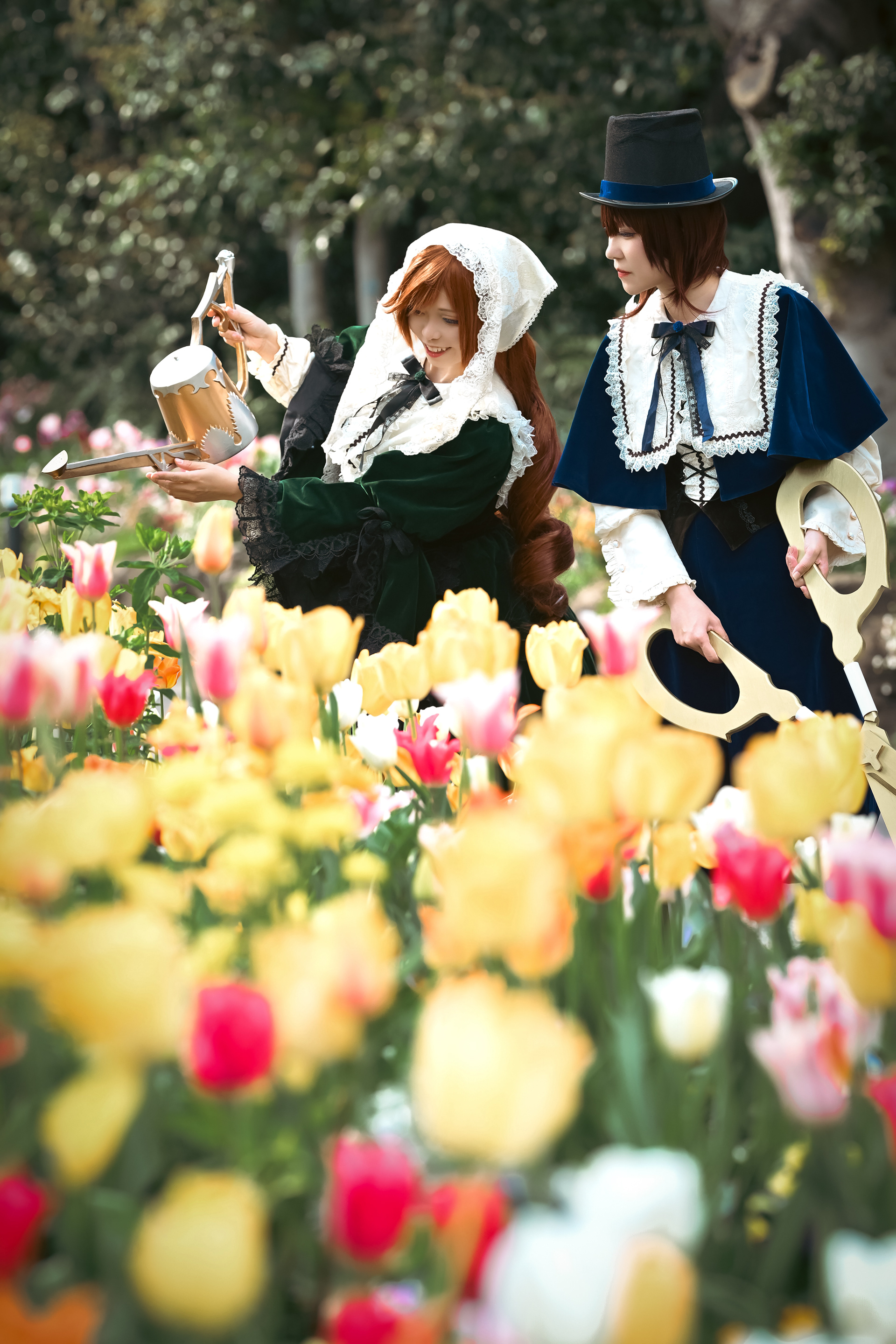 蒼星石:ルーイ / 翠星石:きょーさん / Photo:じんグウジさん
