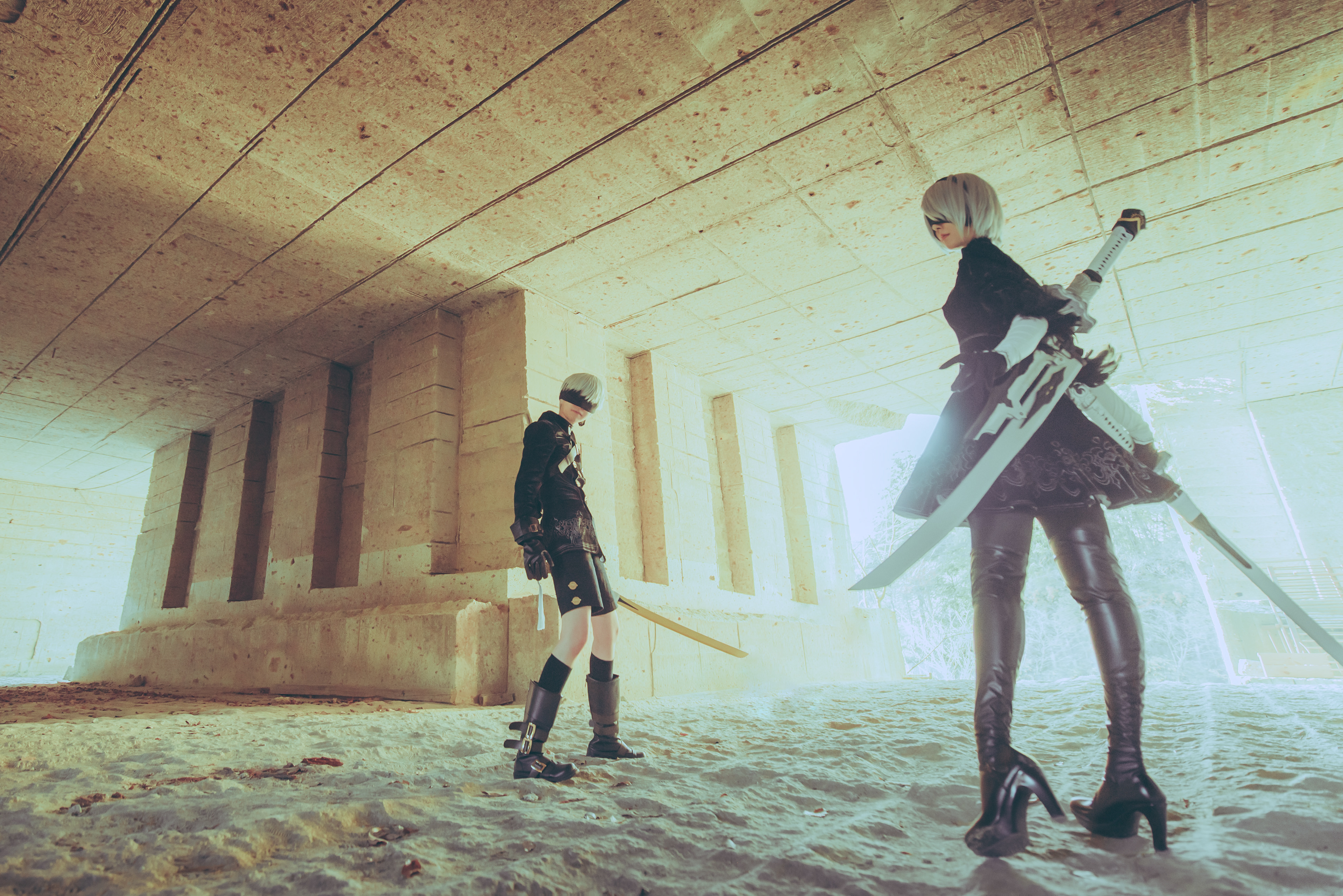 9S:ルーイ / 2B:明井さん / Photo:Any Goldmanさん