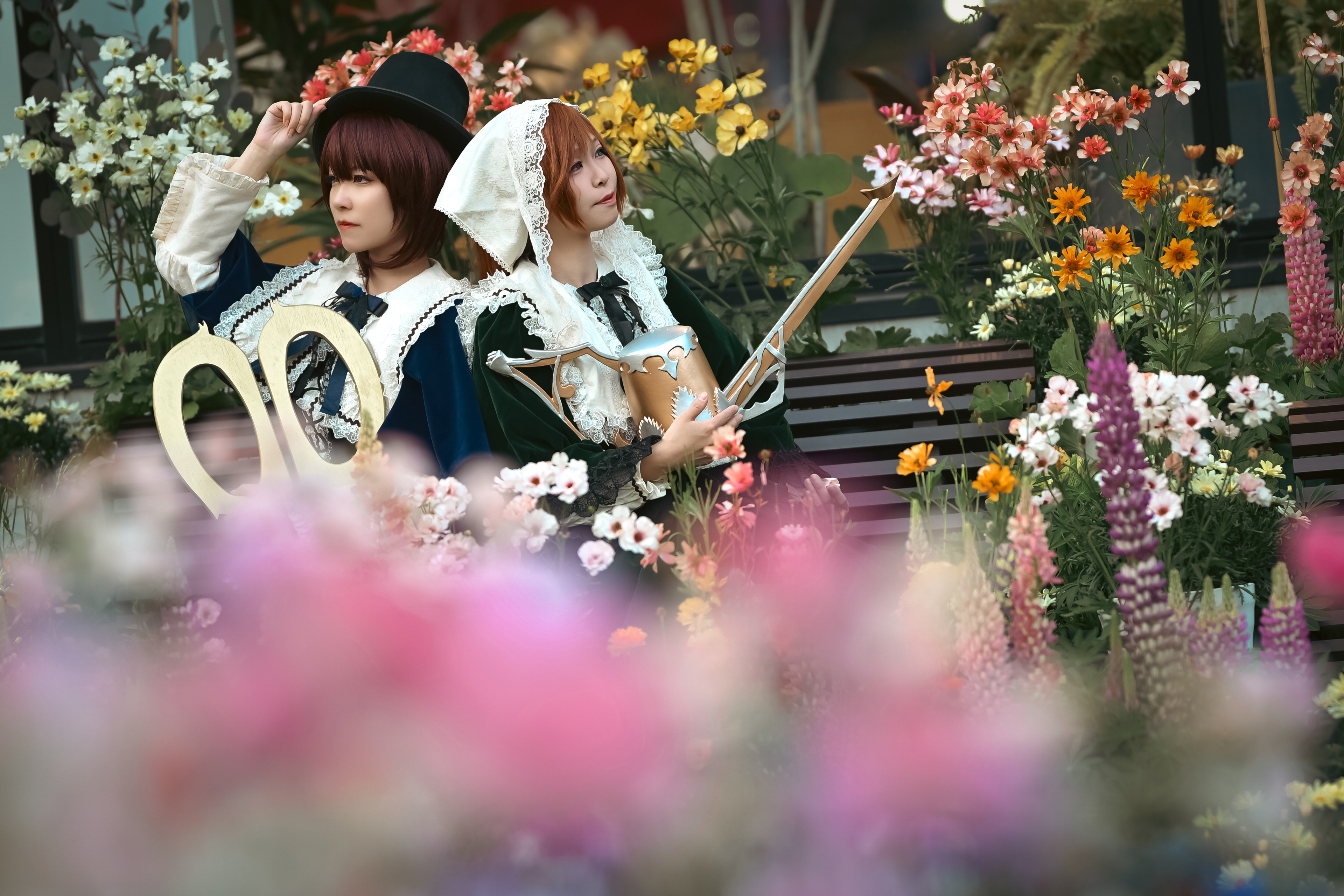 蒼星石:ルーイ / 翠星石:きょーさん / Photo:じんグウジさん