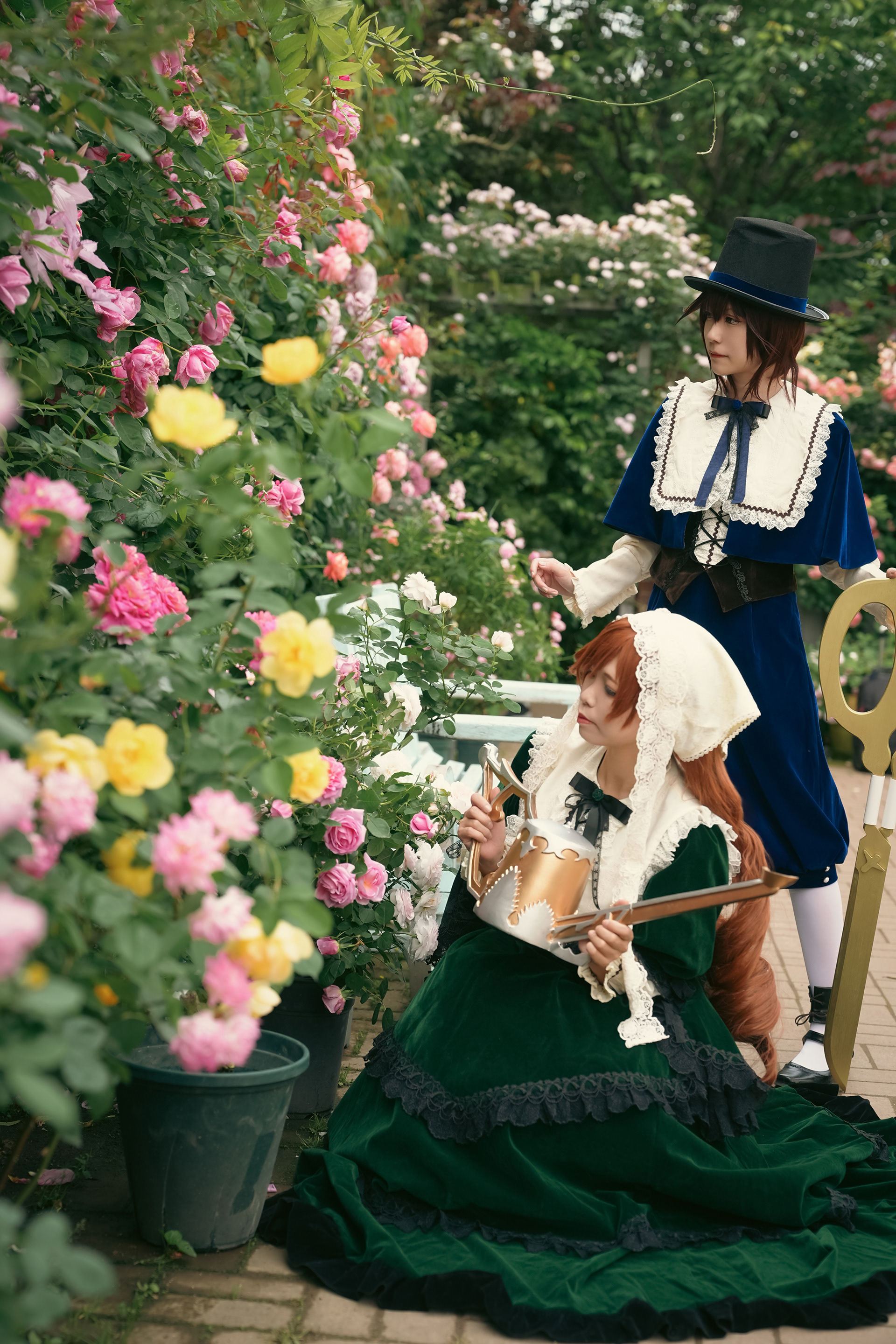 蒼星石:ルーイ / 翠星石:きょーさん / Photo:じんグウジさん