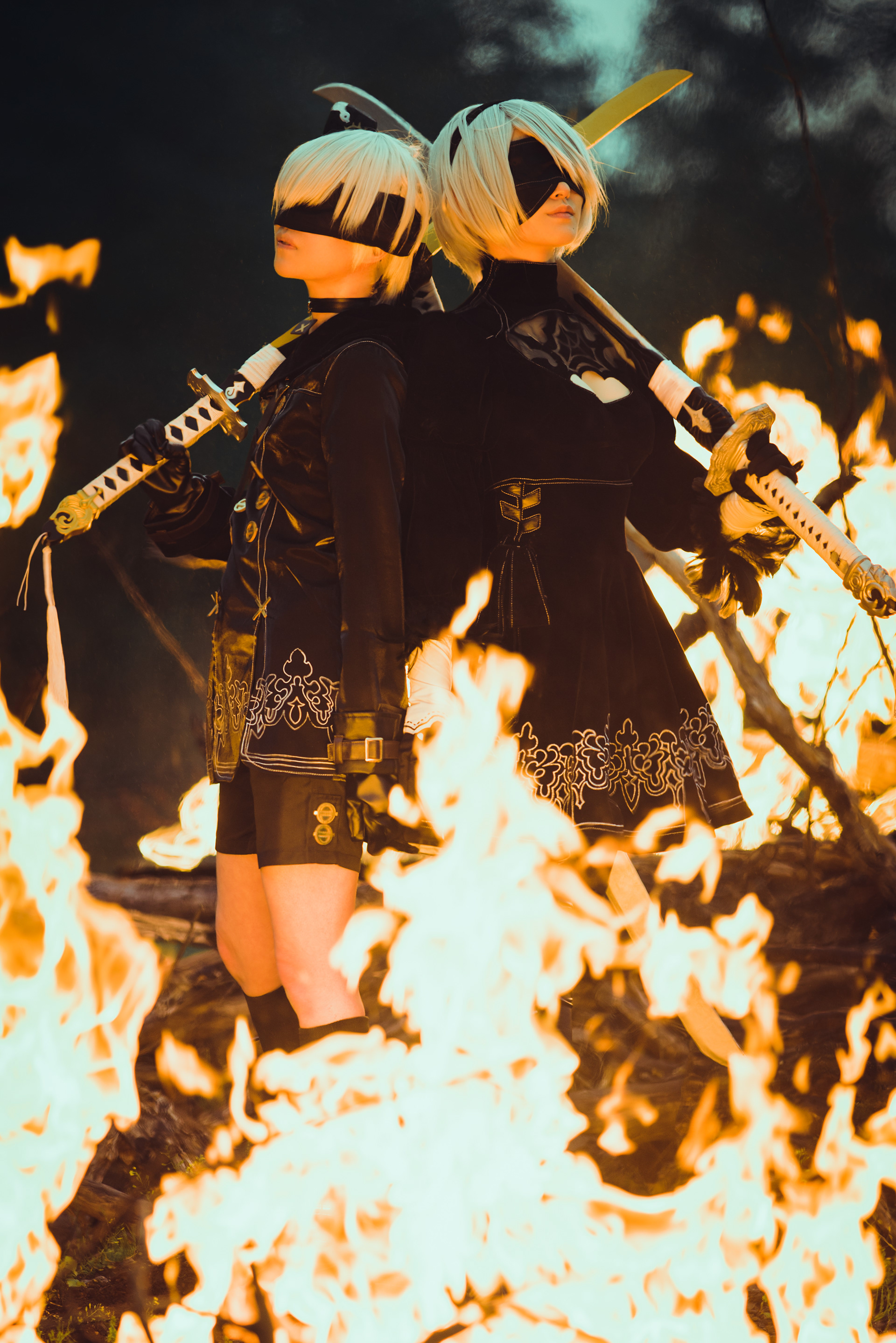 9S:ルーイ / 2B:明井さん / Photo:Any Goldmanさん