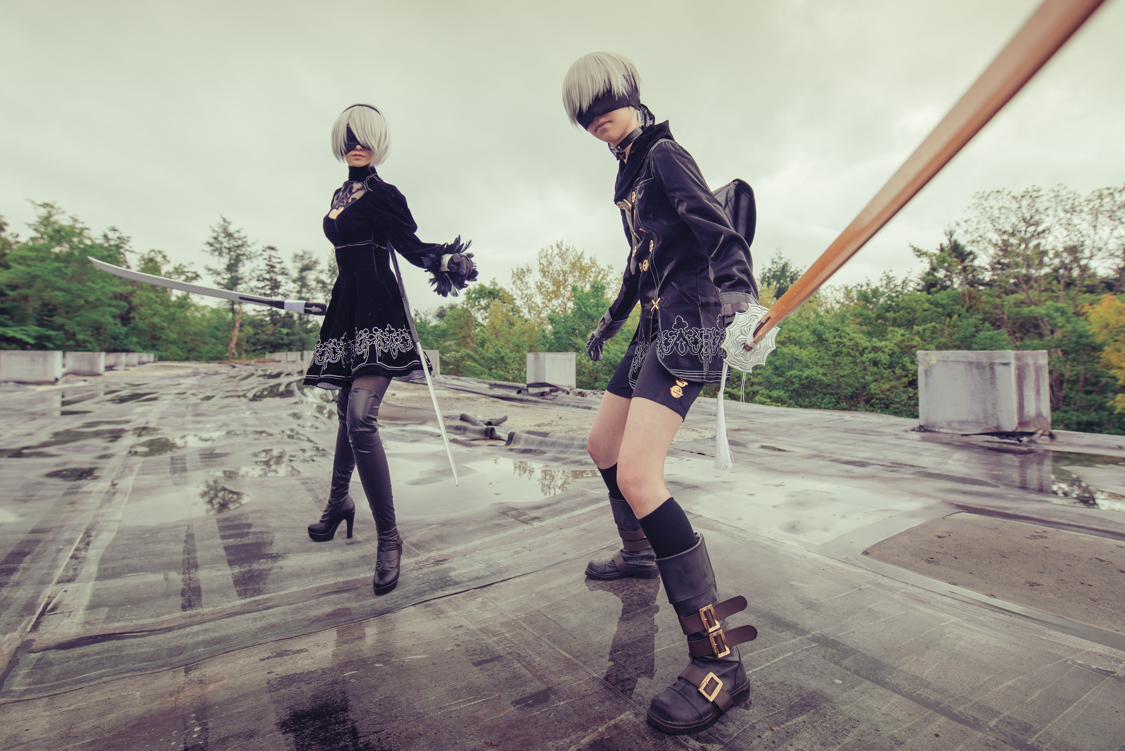 9S:ルーイ / 2B:明井さん / Photo:Any Goldmanさん