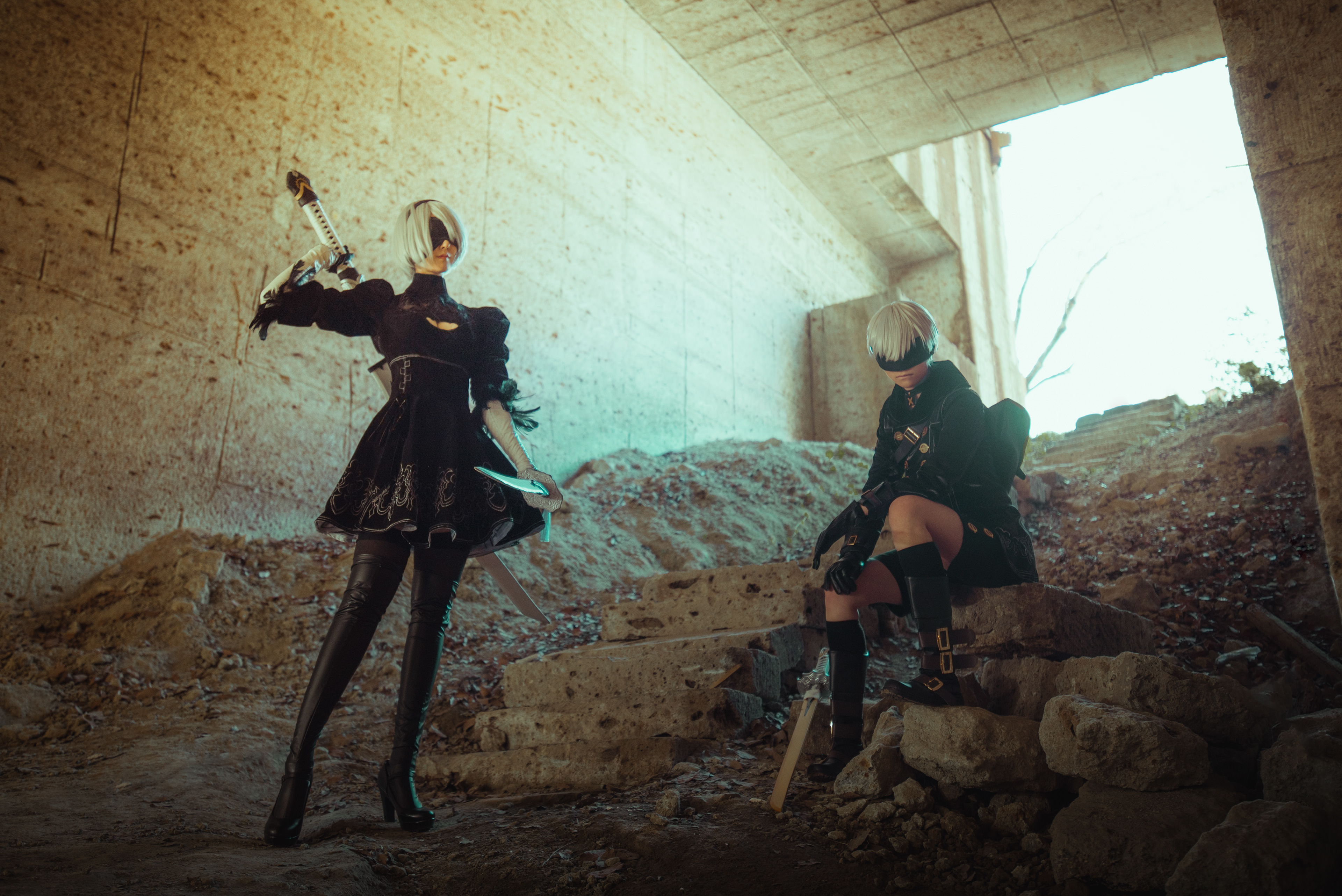 9S:ルーイ / 2B:明井さん / Photo:Any Goldmanさん