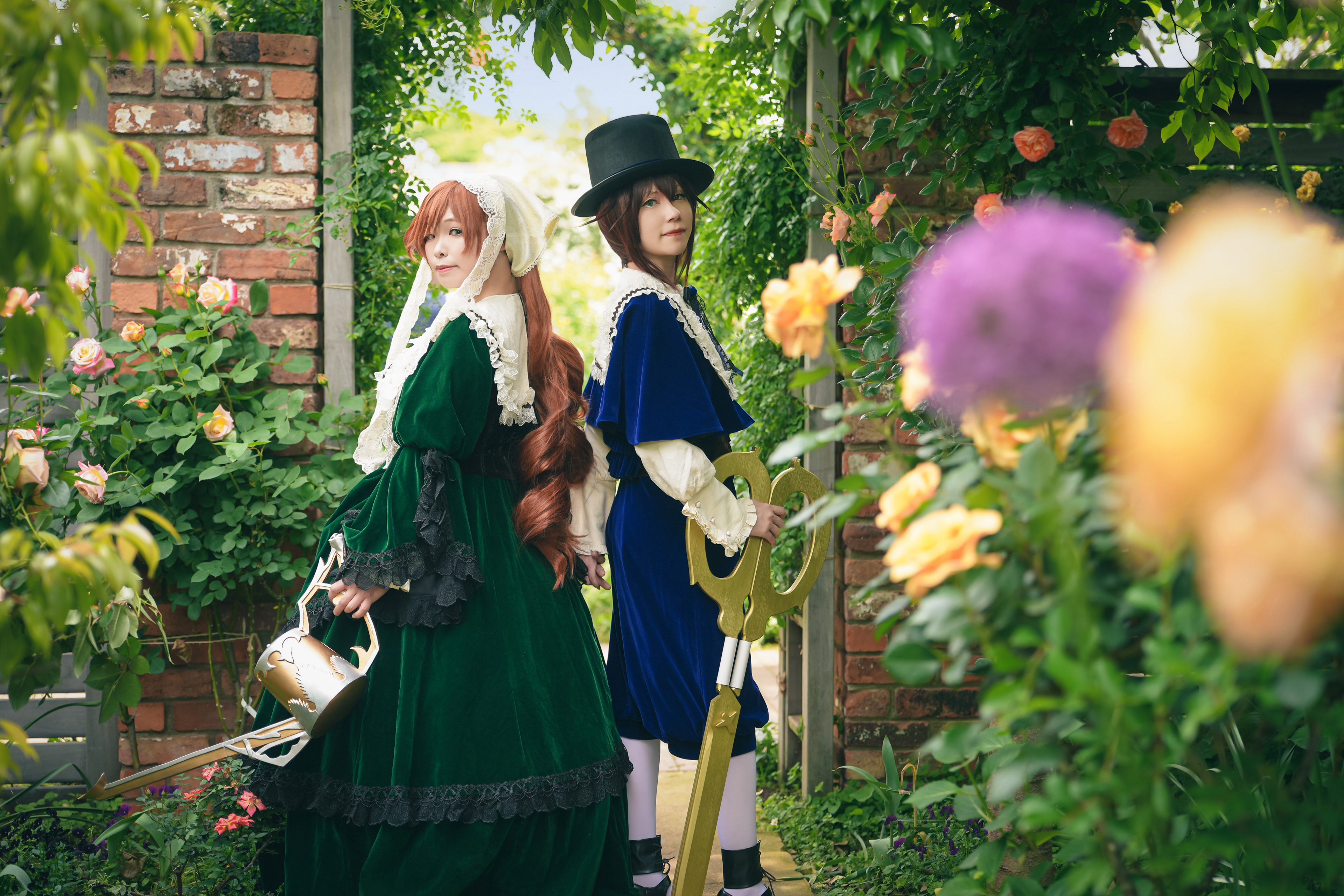 蒼星石:ルーイ / 翠星石:きょーさん / Photo:じんグウジさん