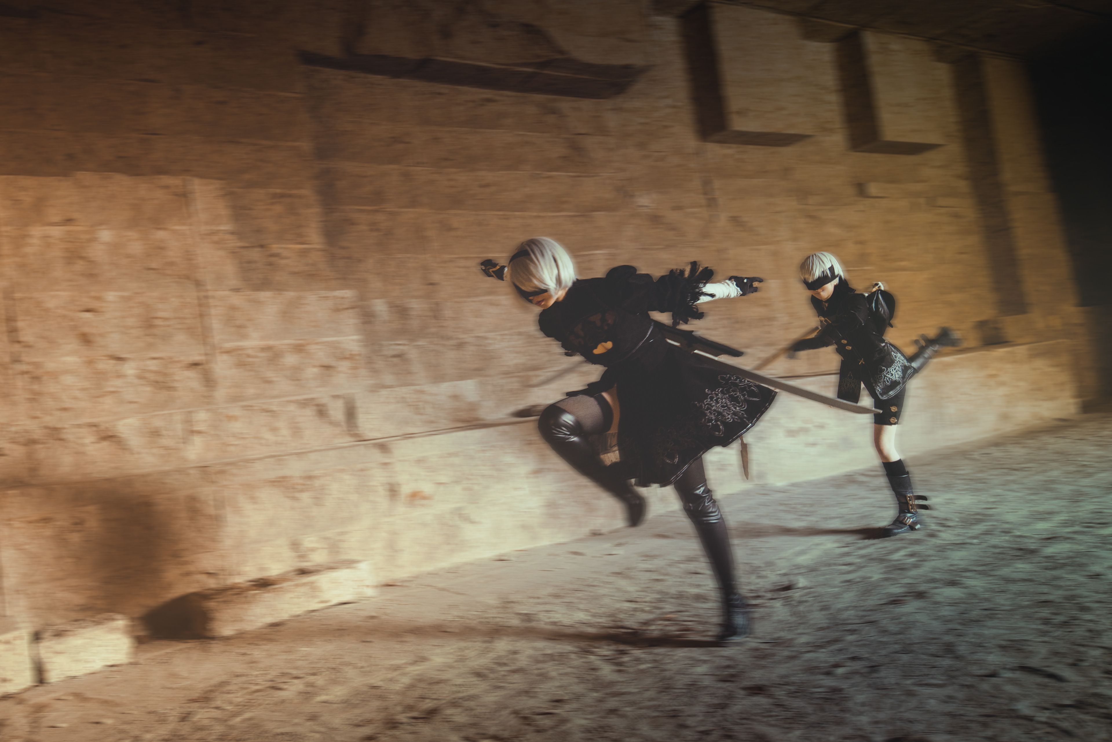 9S:ルーイ / 2B:明井さん / Photo:Any Goldmanさん