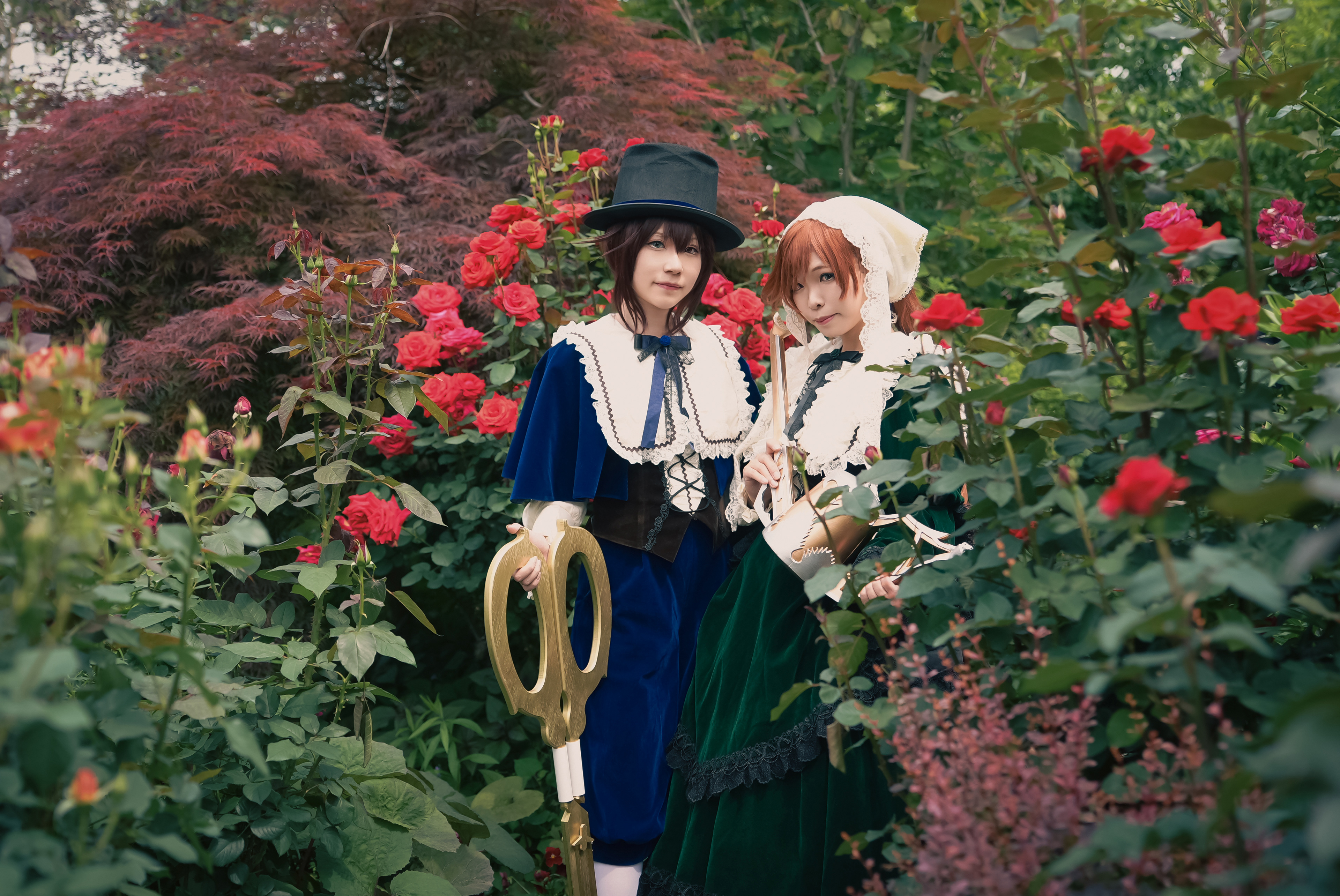 蒼星石:ルーイ / 翠星石:きょーさん / Photo:じんグウジさん