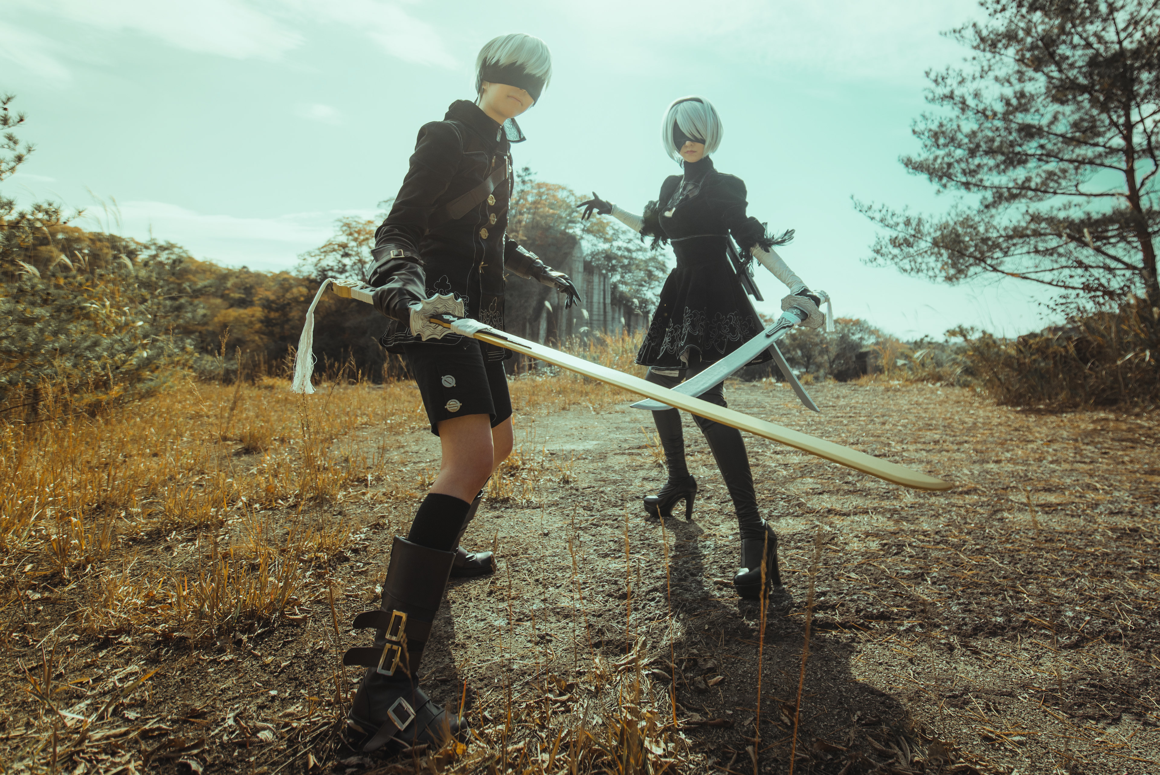 9S:ルーイ / 2B:明井さん / Photo:Any Goldmanさん