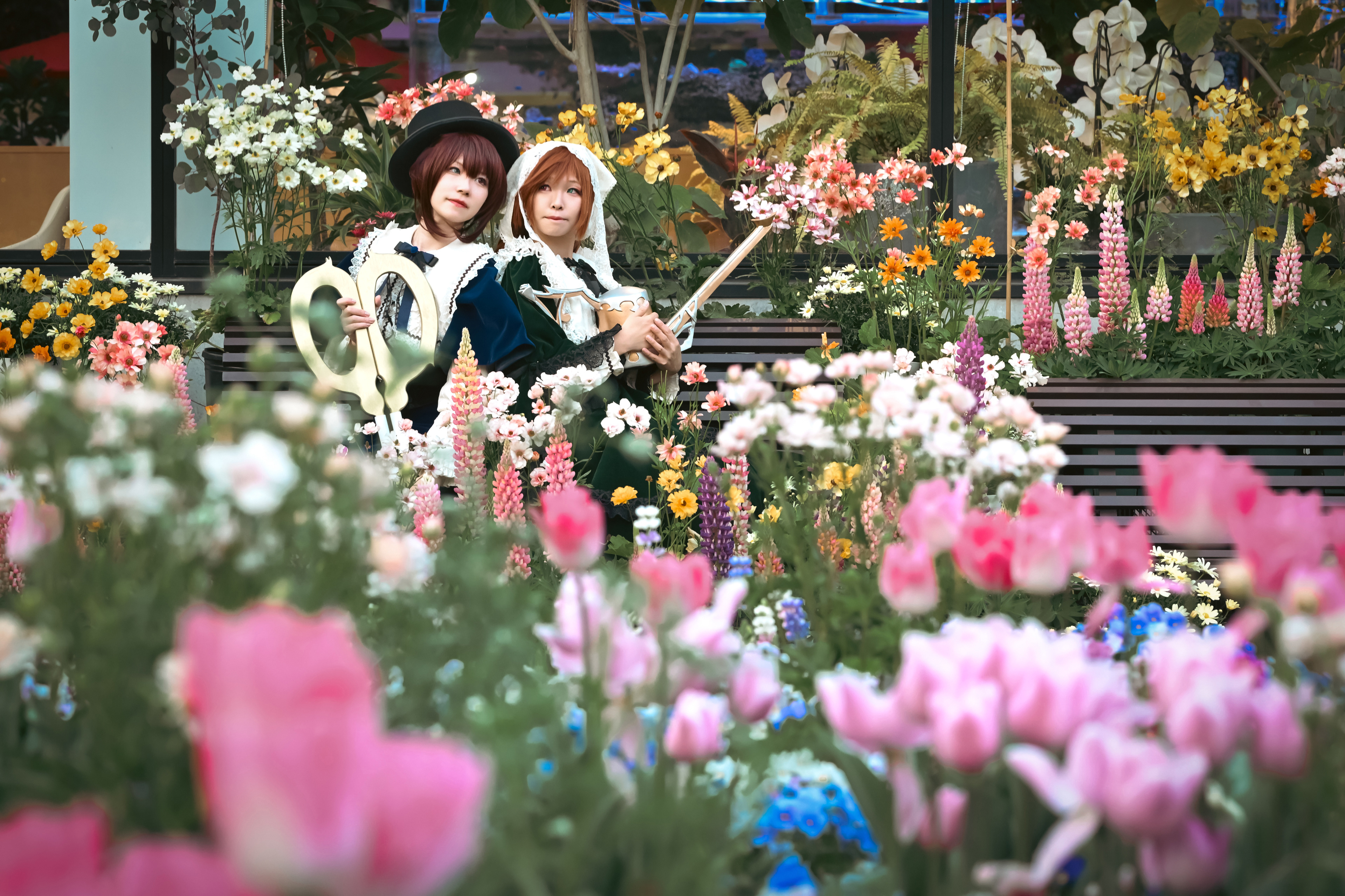 蒼星石:ルーイ / 翠星石:きょーさん / Photo:じんグウジさん