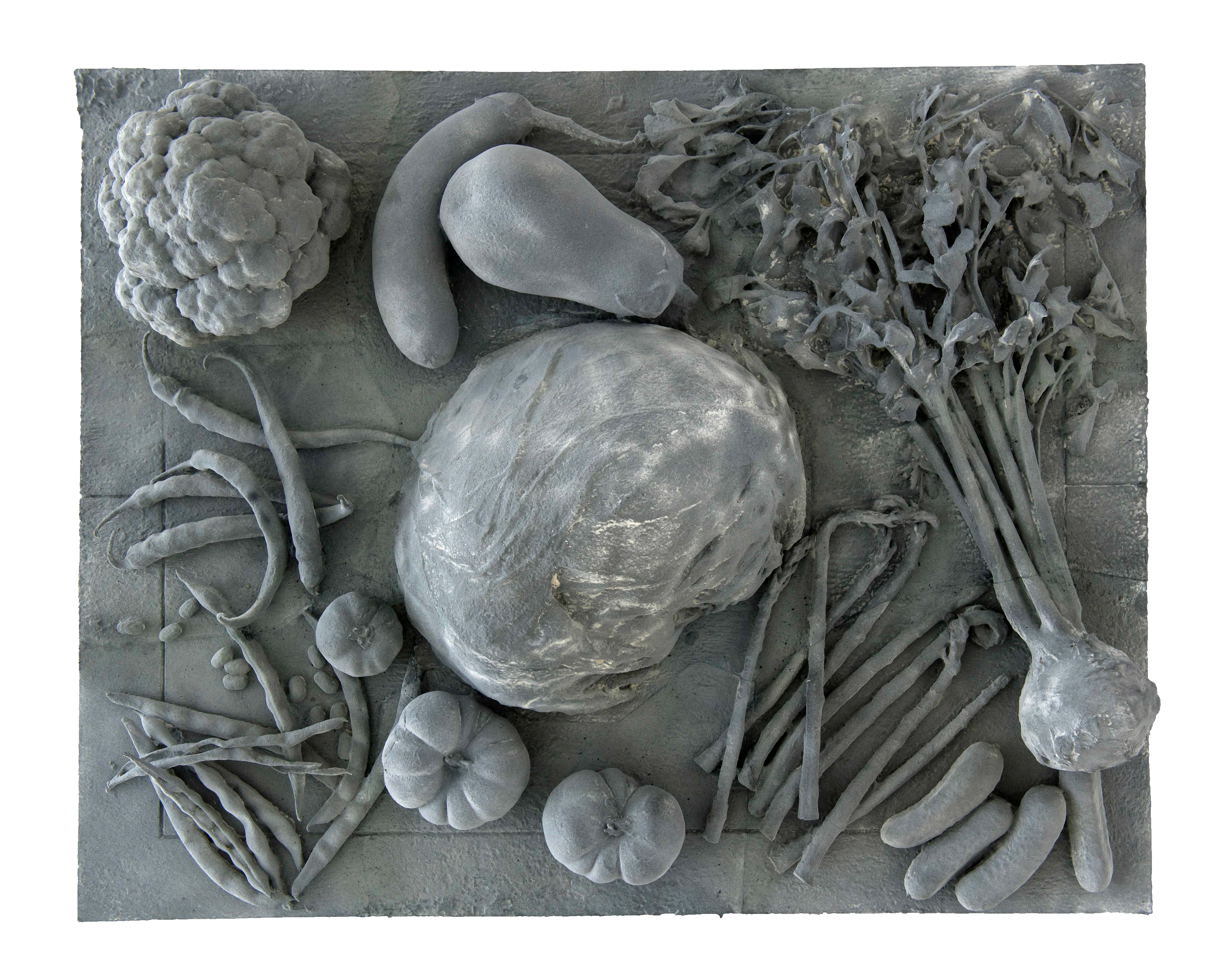 “Decimal Fraction,” 2020, Photogrammetry, MJF print (Multi Jet Fusion), 80 x 63 cm