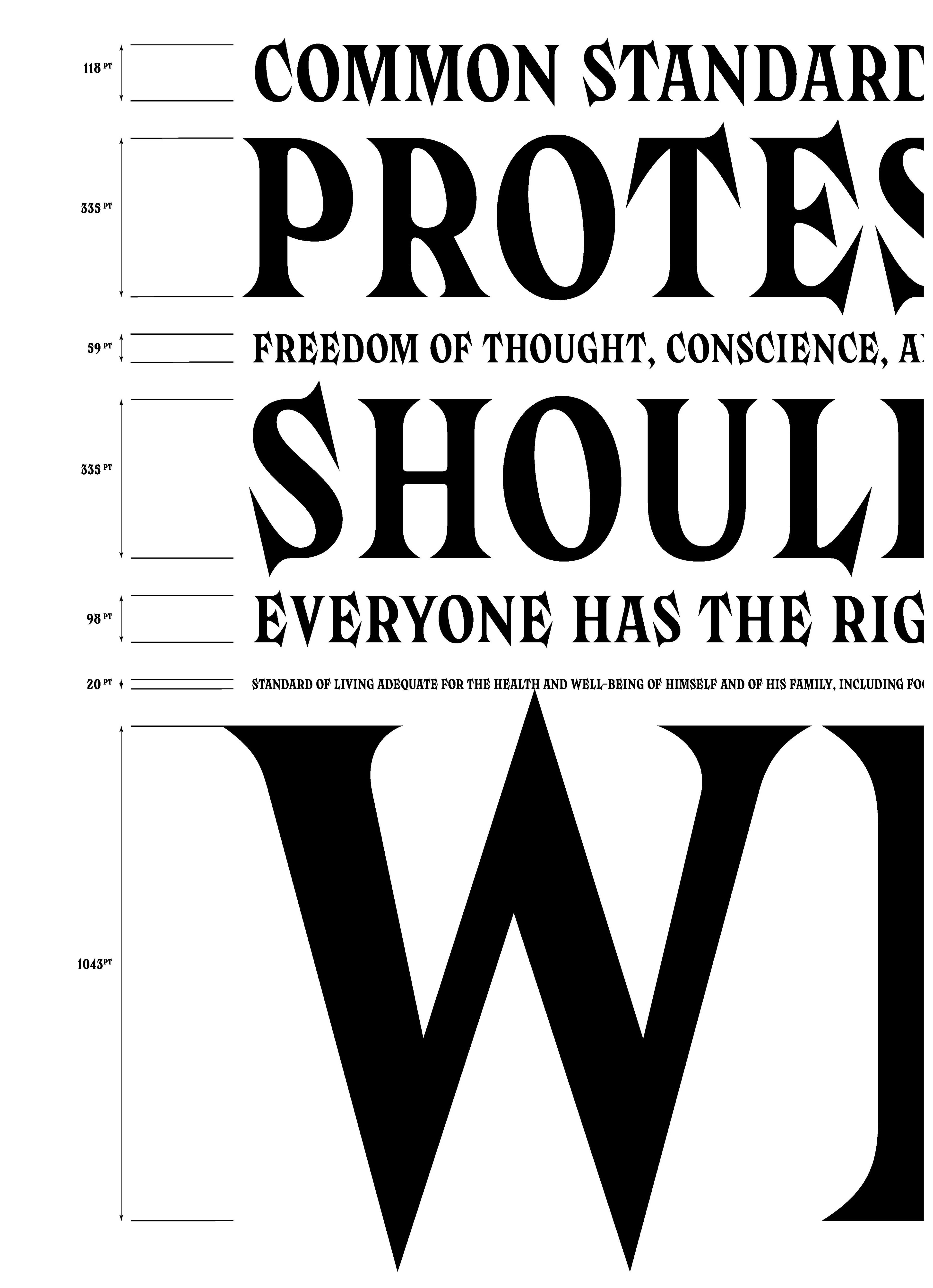 As OPUS progresses, the font family of “Hamaset” will expand with bespoke versions that conceptually fit each section.