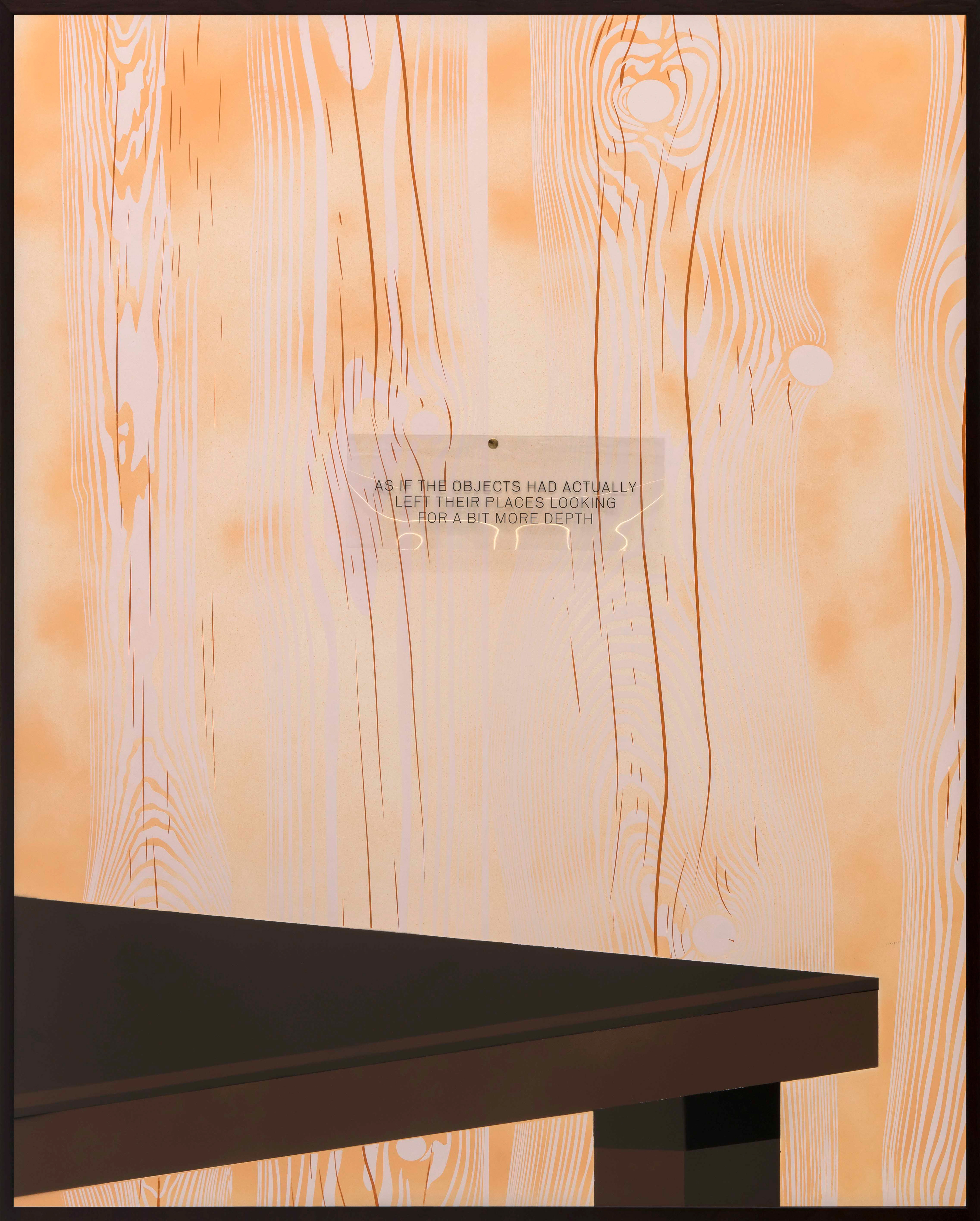 “The Integrals,” 2020, Stencil on pasteboard, two colors silkscreen print, acetate, 100 x 80 cm