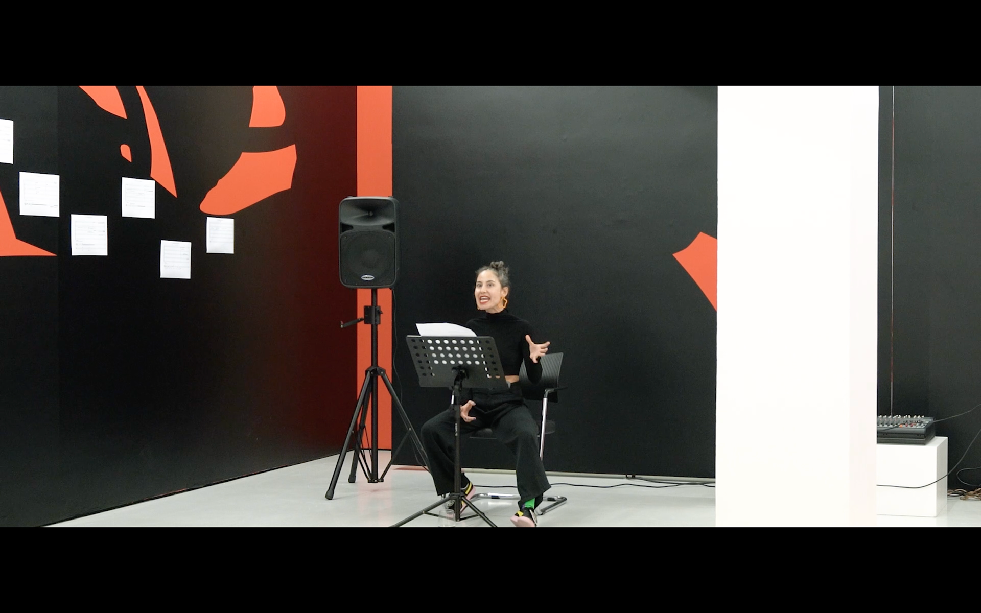View from the live performance titled "Part IV: I,” the last out of the four-part performance series 