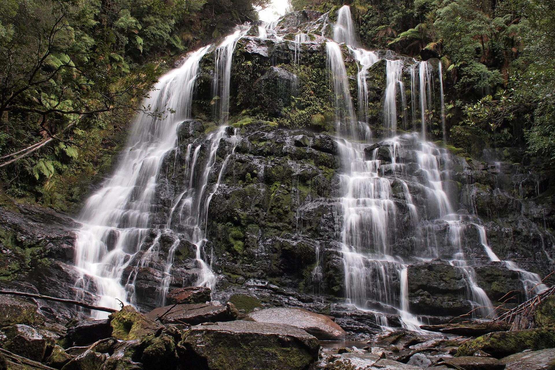 Nelson Falls, Lyell Highway