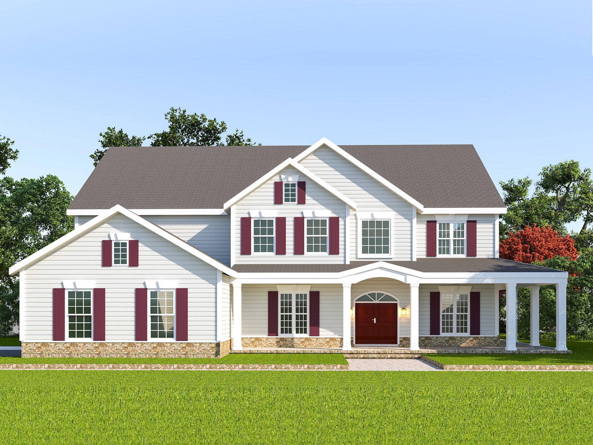 The Square Woods is a Luxury Custom Home Community located in Woodbine, MD. New construction homes built by Maryland Home Builder JMB Homes.