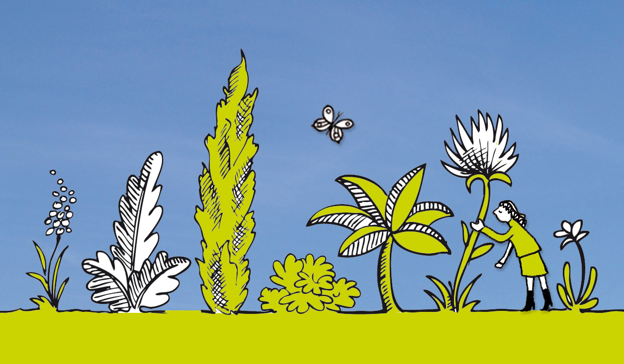 Illustration für die Website von Ökostrom+