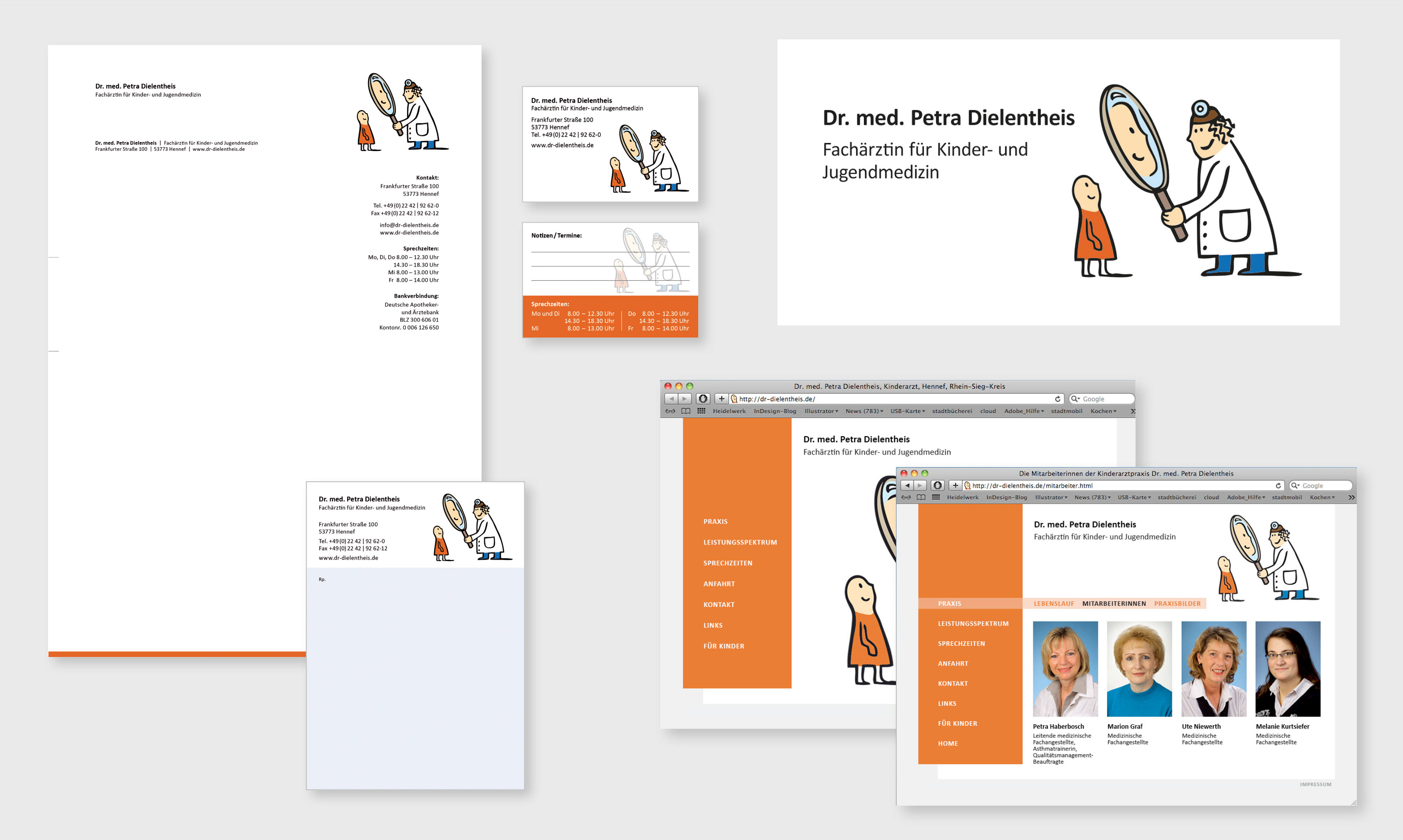 Corporate Design für eine Kinderärztin