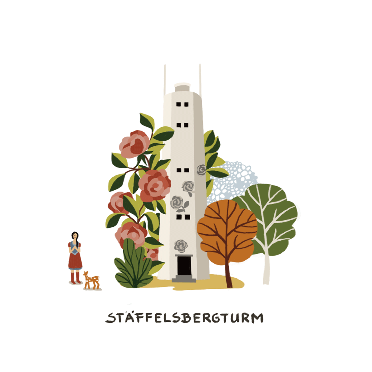 Stäffelsbergturm Illustration