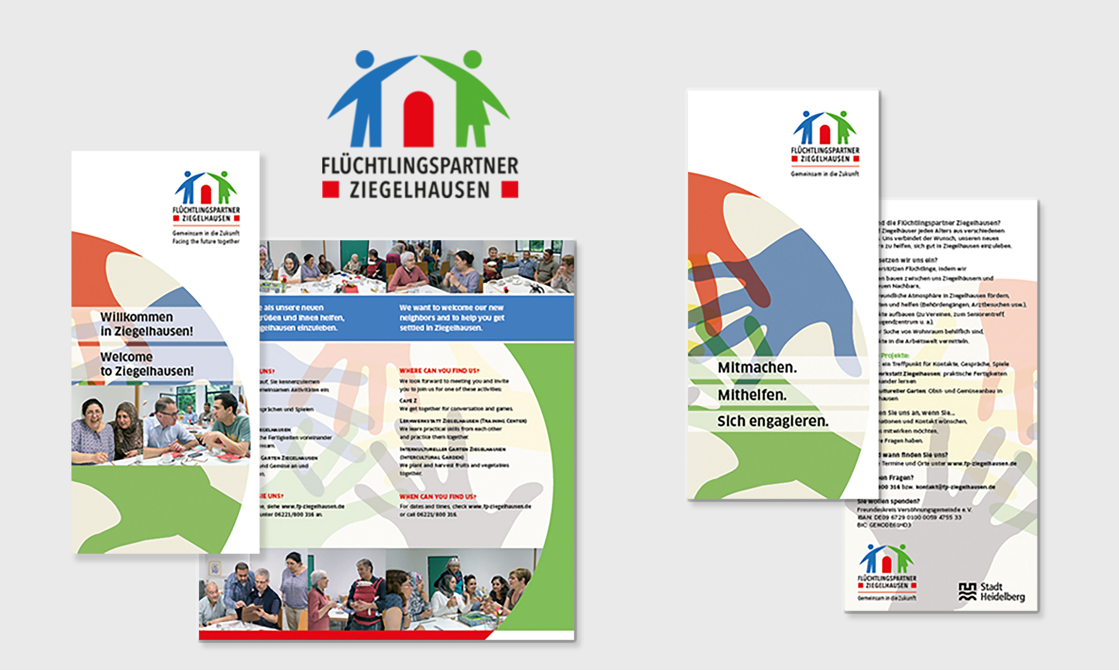 Faltblatt und Logodesign