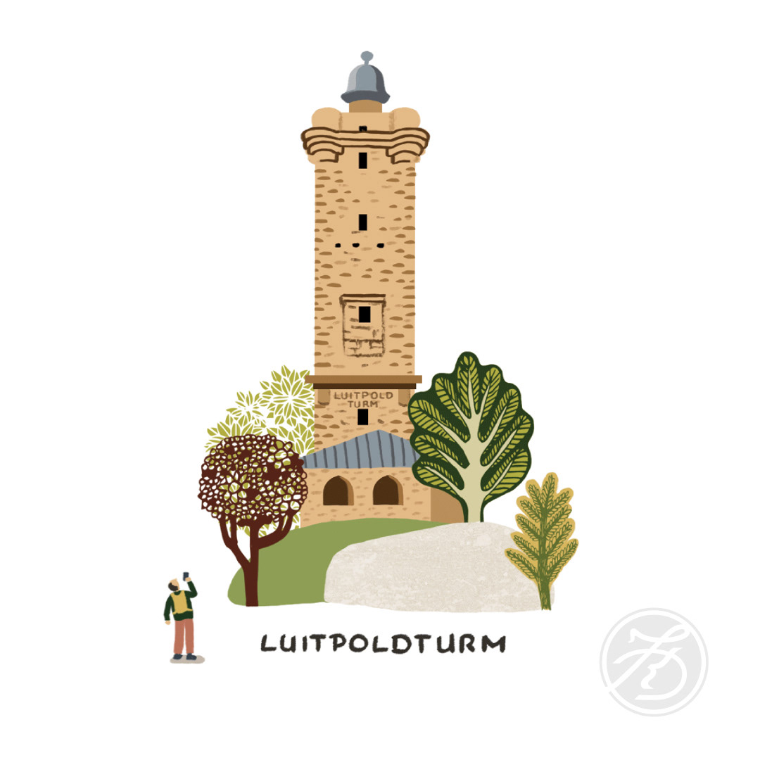 Luitpoldturm Illustration