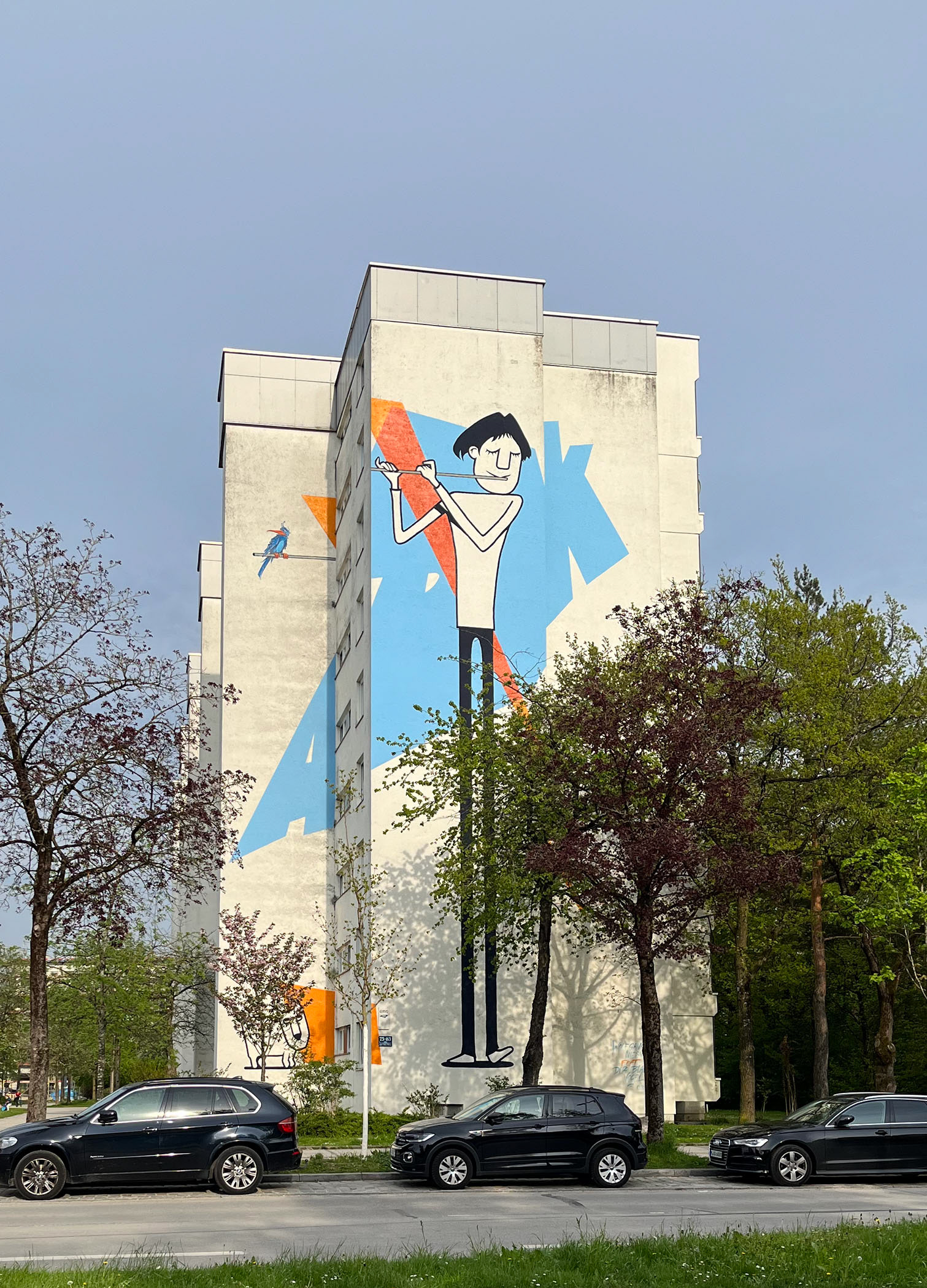 GWG (Münchner Wohnen), "Der Flötenspieler"