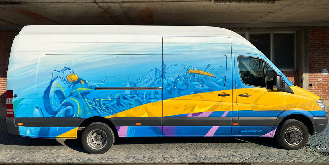 Streetwork Truck Stadt München (mittlerweile in der Ukraine)
